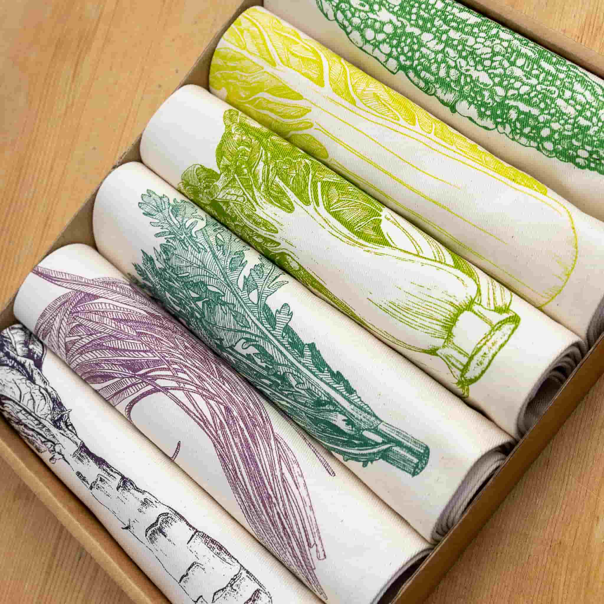 Sous Chef x Lottie Day Set of 6 Asian Garden Table Napkins - Image 2