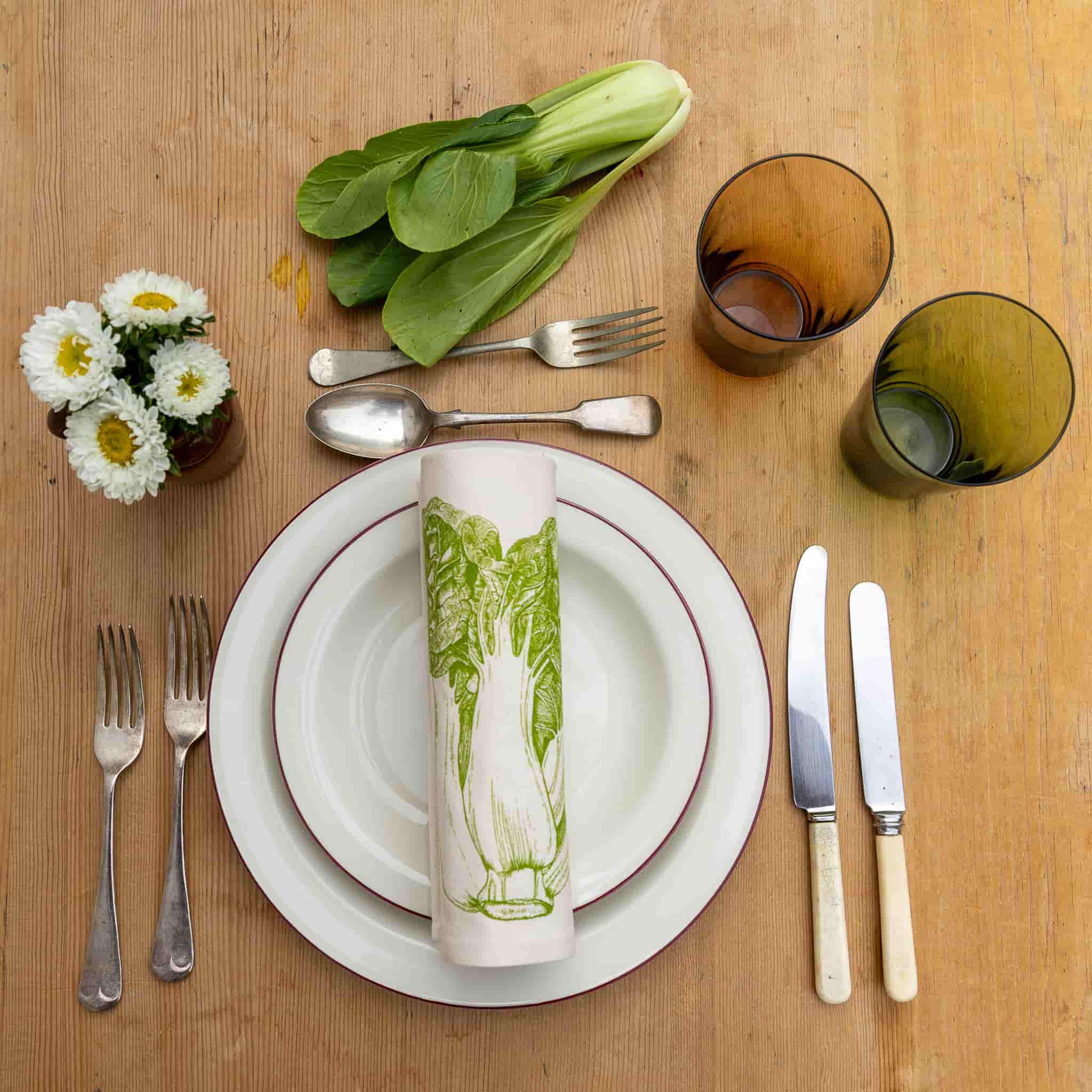Sous Chef x Lottie Day Set of 6 Asian Garden Table Napkins - Image 4
