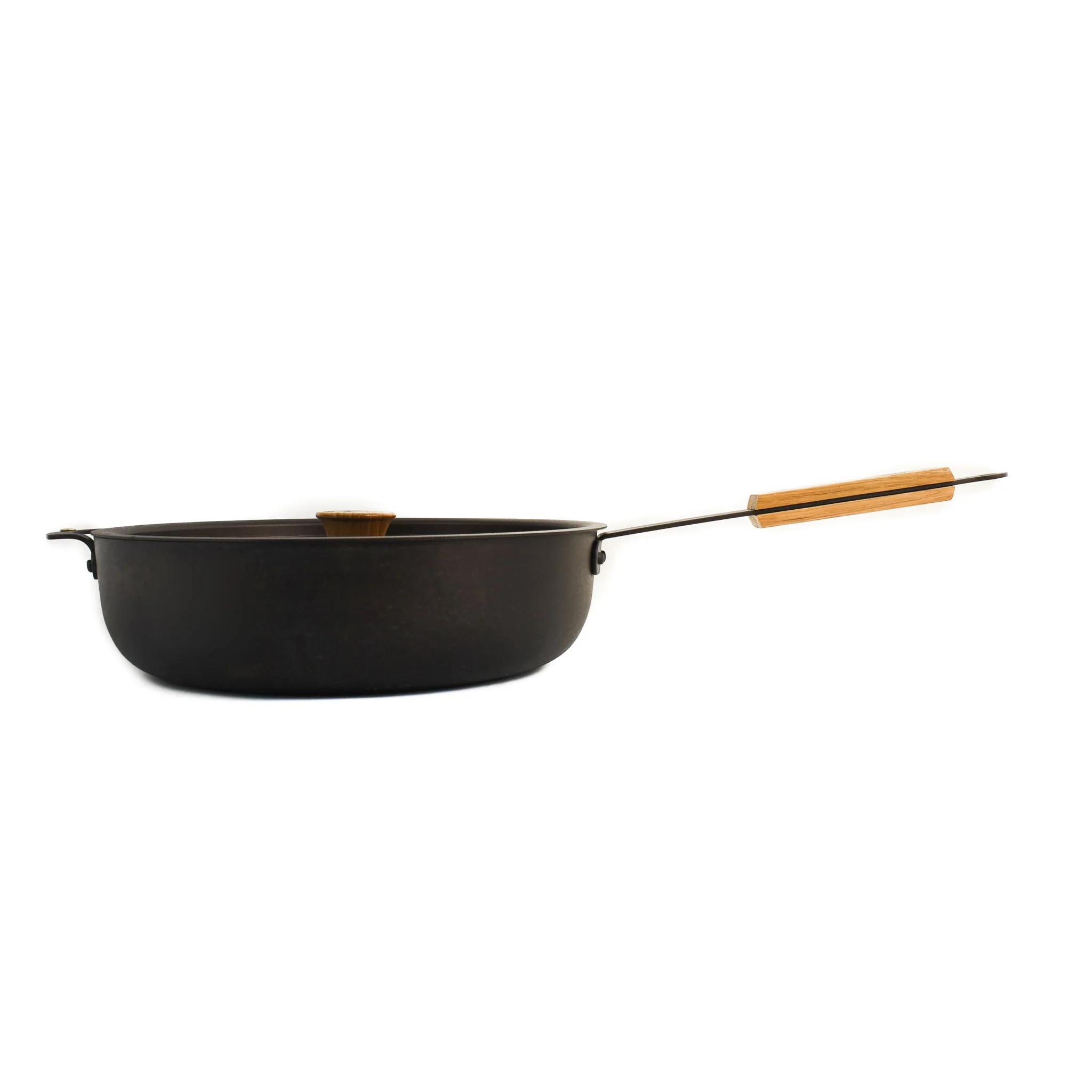 Sous Chef x Netherton Foundry Curved Saute Pan with Lid, 11" - Image 2