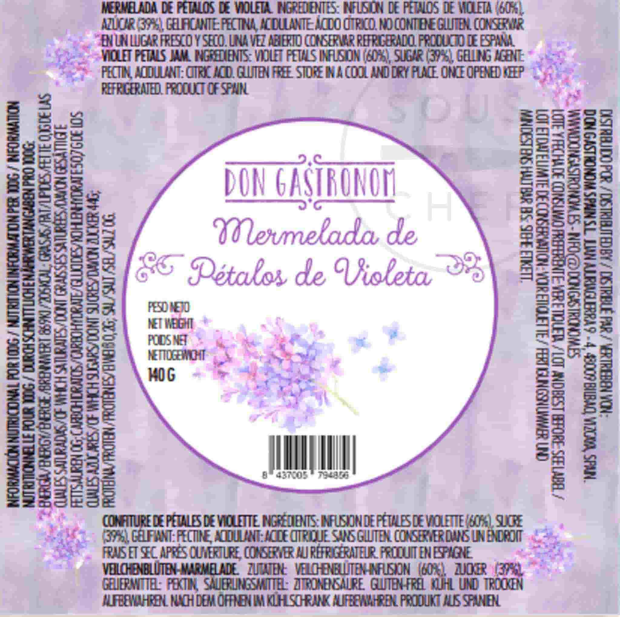 Spanish Violet Petal Jam, 140g - Image 2