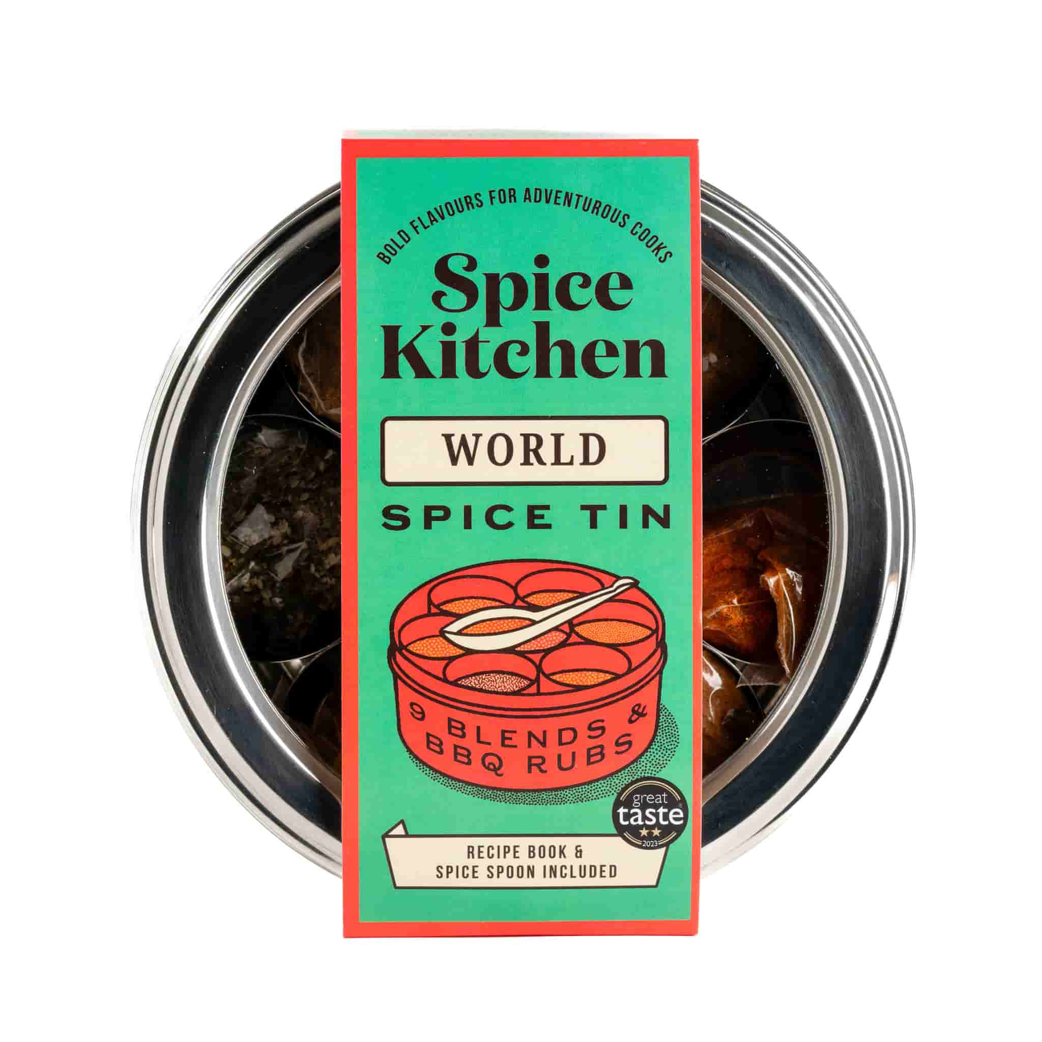 Spice Kitchen World Spice Tin
