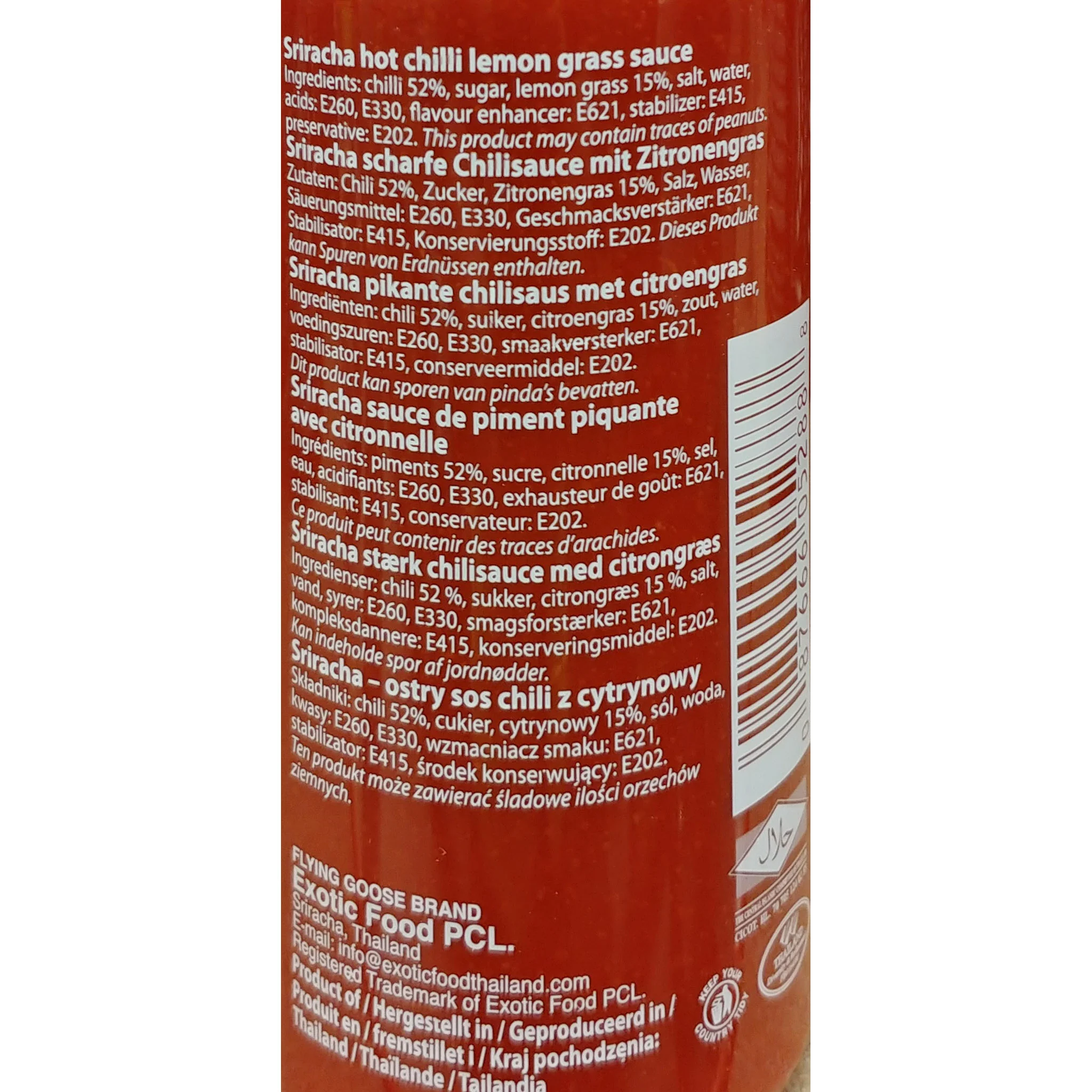Flying Goose Sriracha - Lemongrass, 455ml - Image 4