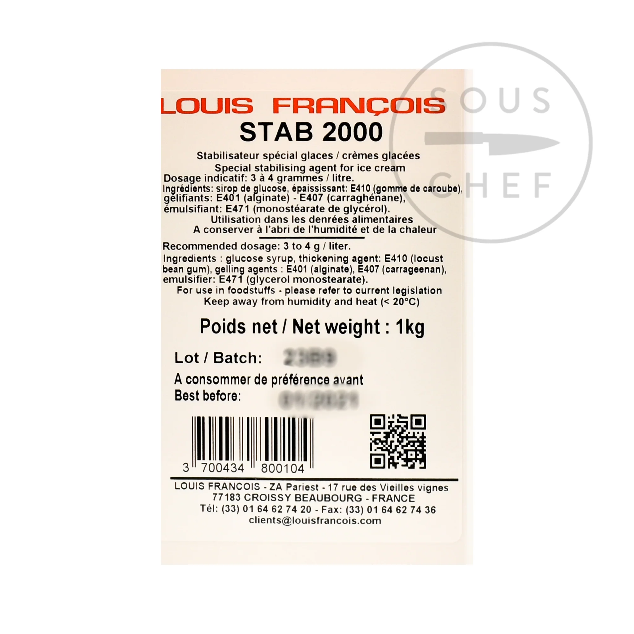 Louis Francois Stab 2000, 1kg - Image 2