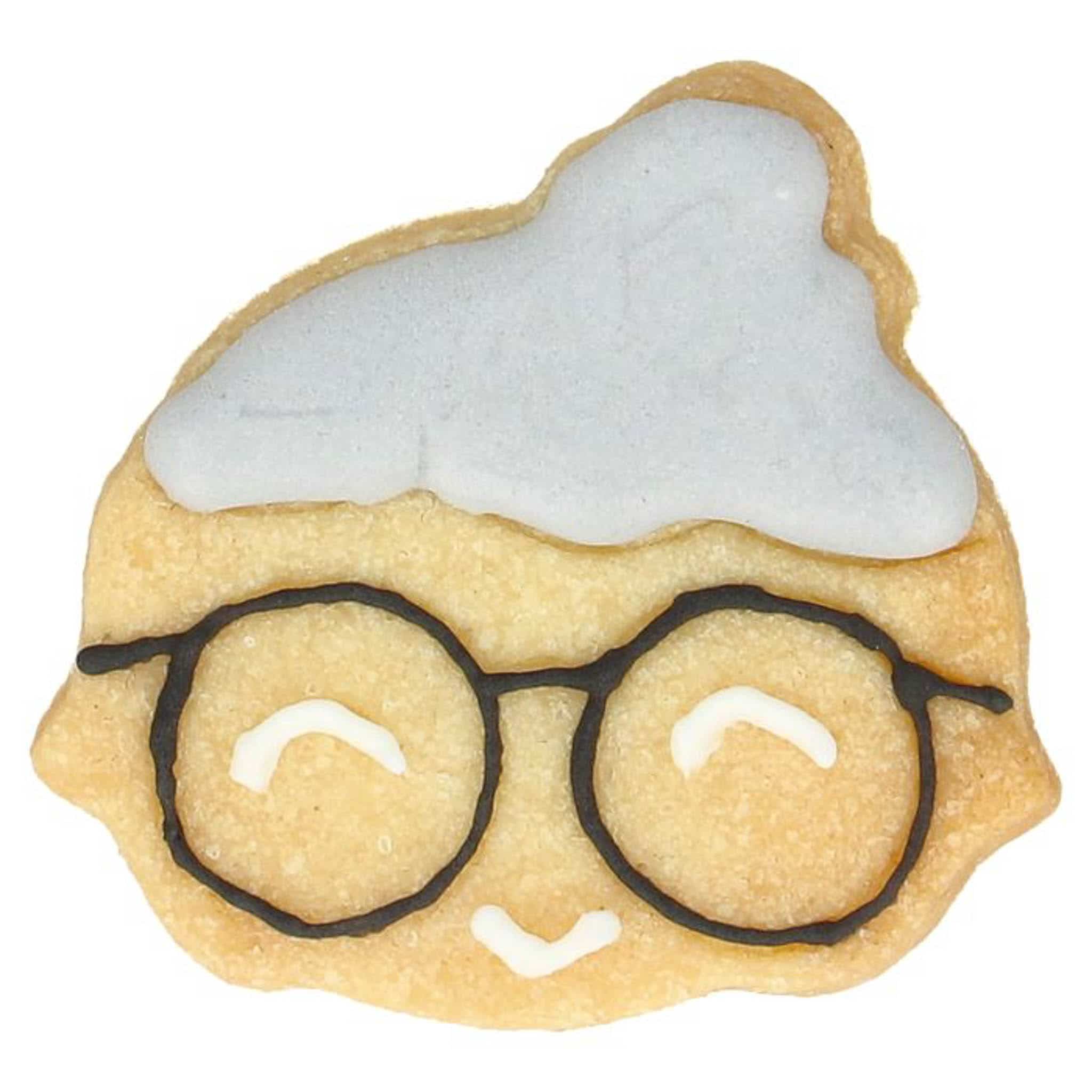 Stainless Steel Mrs. Claus Cookie Cutter, 5cm - Image 3