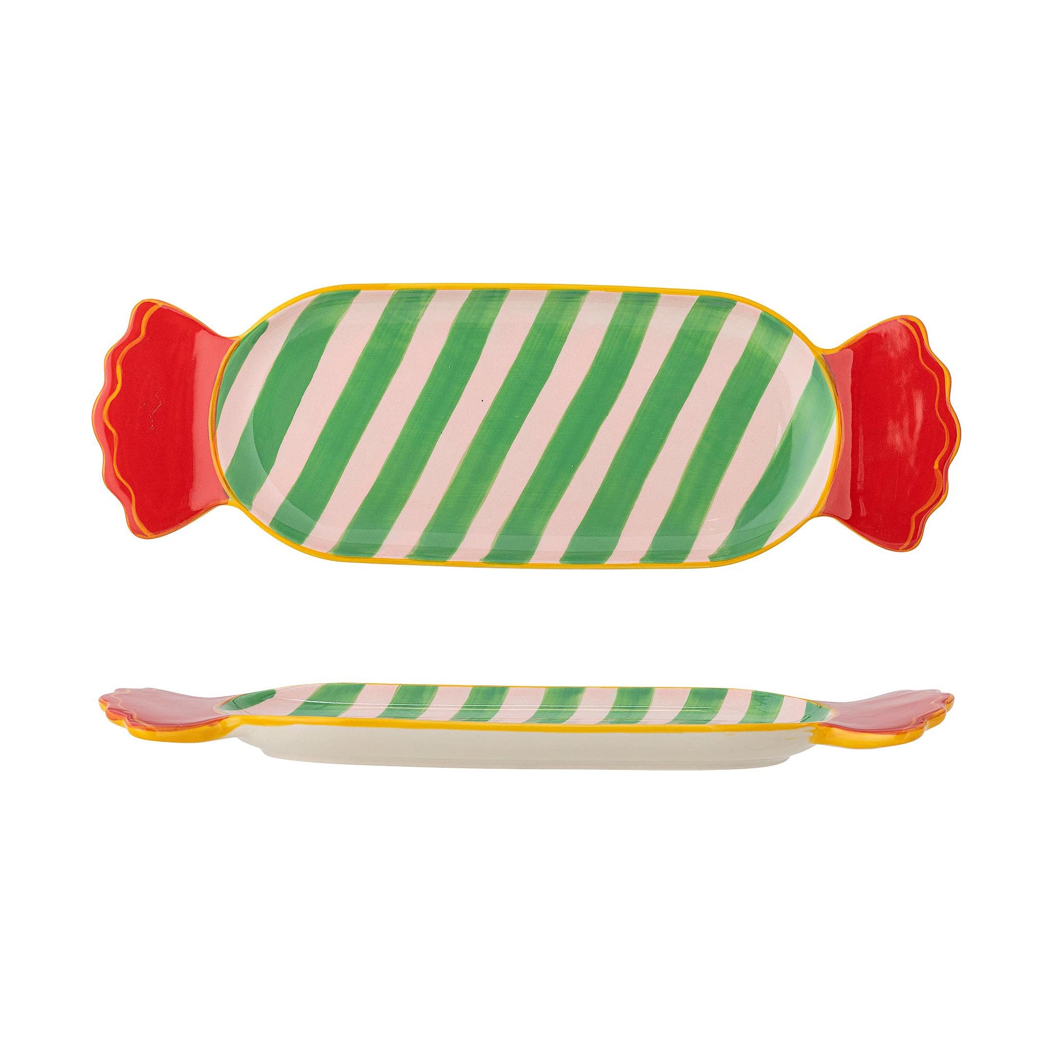 Striped Bon Bon Serving Plate, 28cm - Image 2