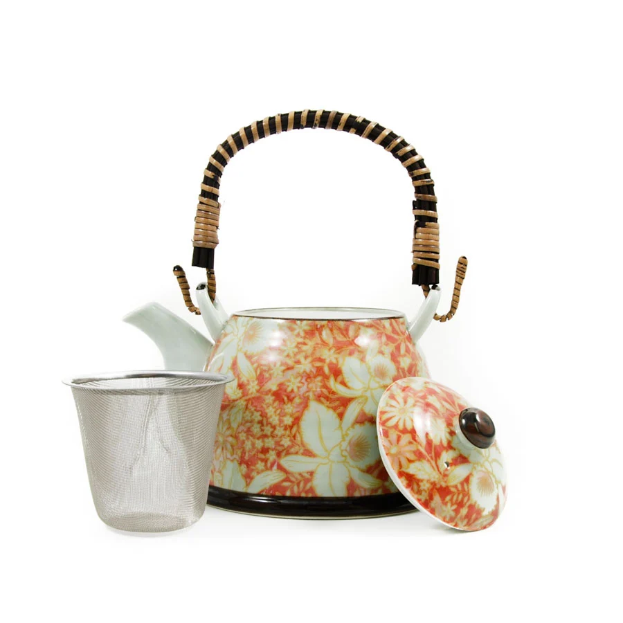 Suisen Red Japanese Teapot - Image 2