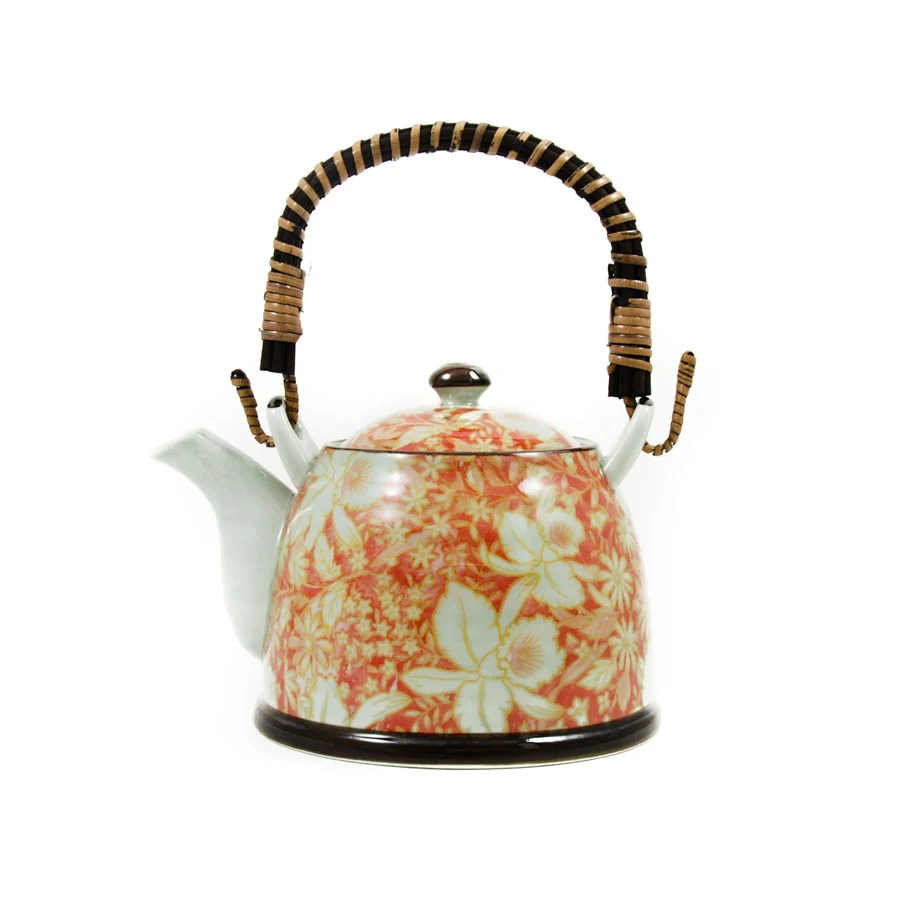 Suisen Red Japanese Teapot - Image 3