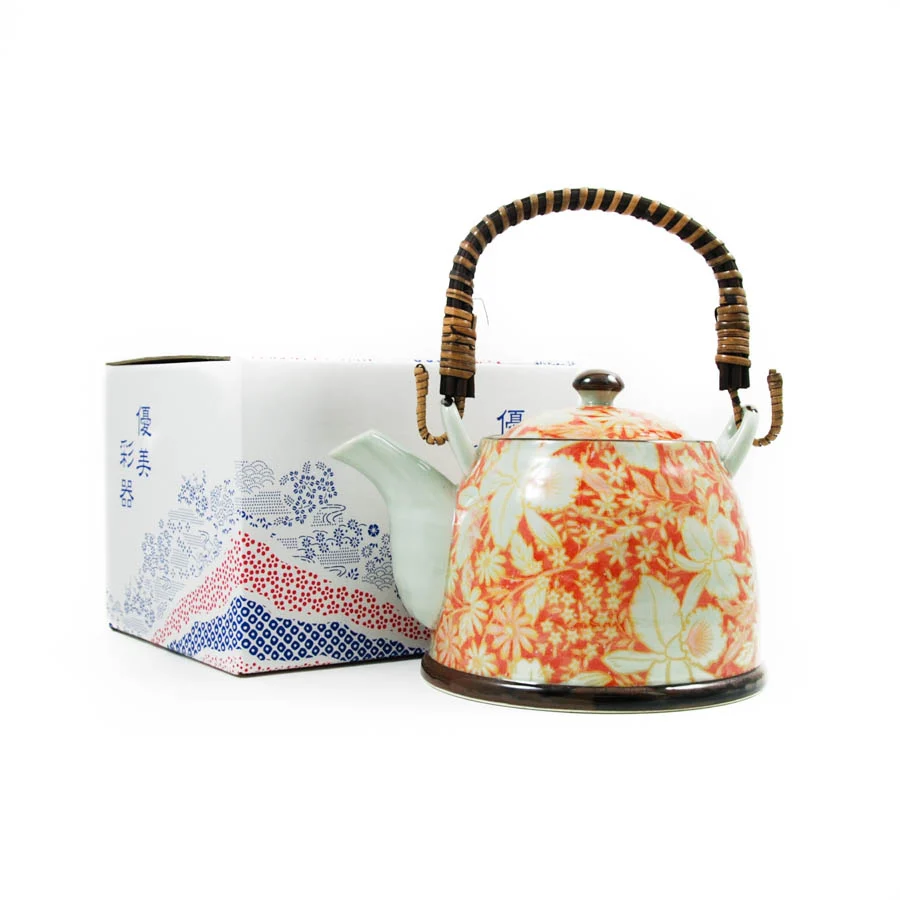 Suisen Red Japanese Teapot - Image 4