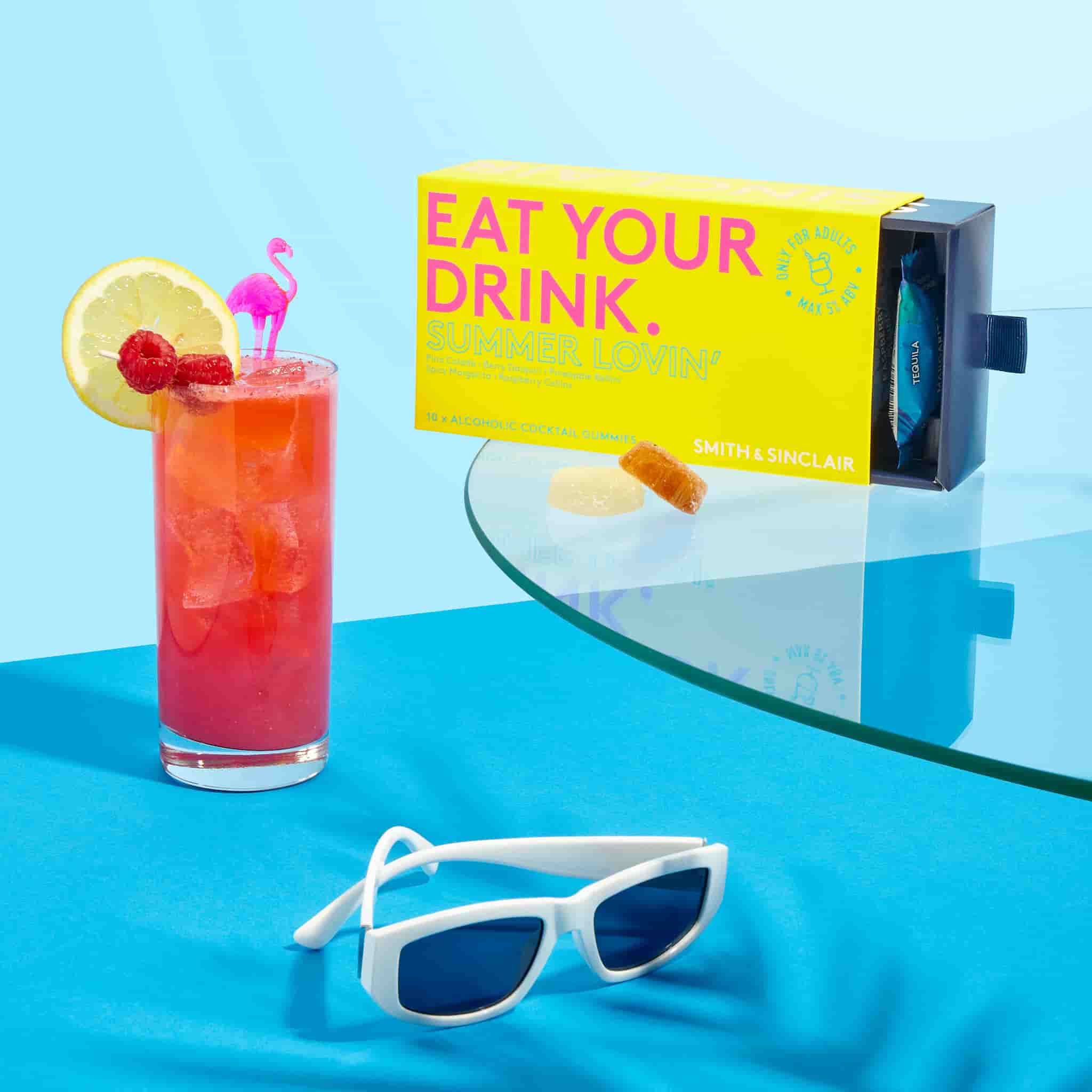 Summer Lovin' 5%ABV Alcoholic Cocktail Jelly Sweets, 140g - Image 3