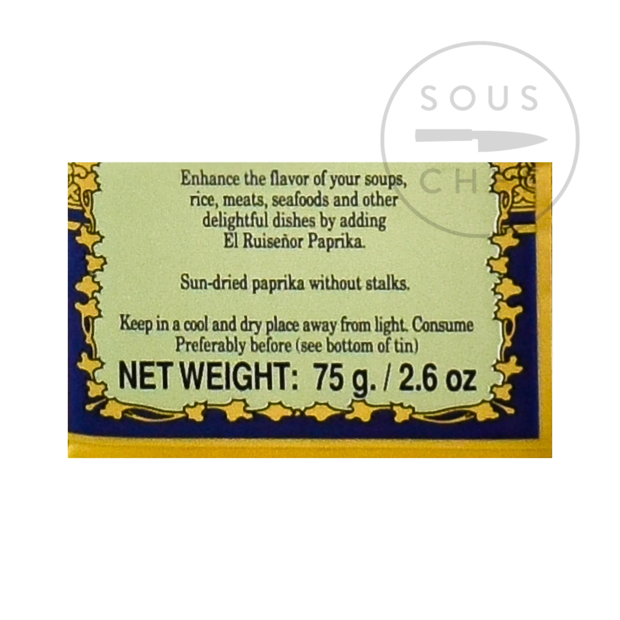 Sundried Paprika D.O. Murcia Dulce, 75g - Image 2