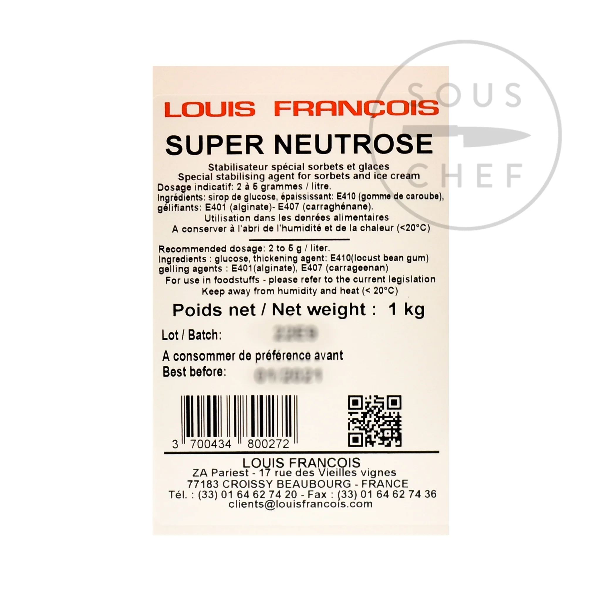 Louis Francois Super Neutrose Gallia, 1kg - Image 3