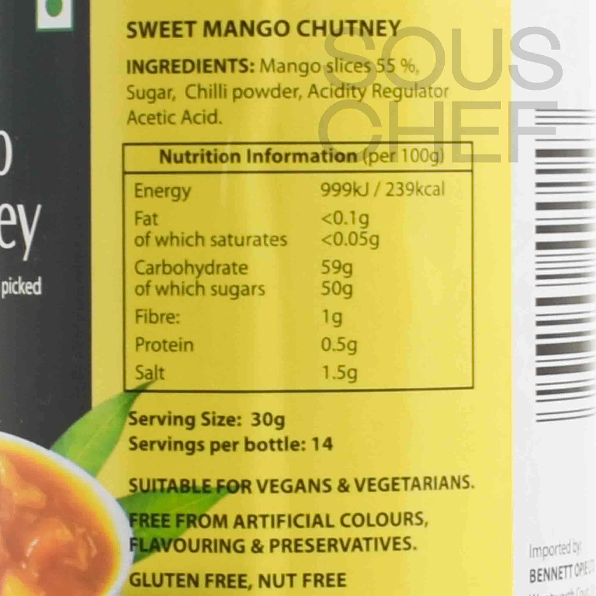 Ferns' Sweet Mango Chutney, 440g - Image 2