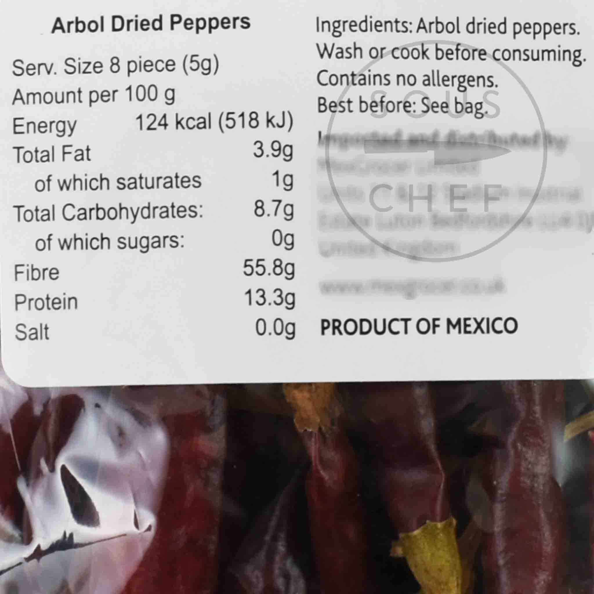 Tajin Arbol Chilli, 75g - Image 2