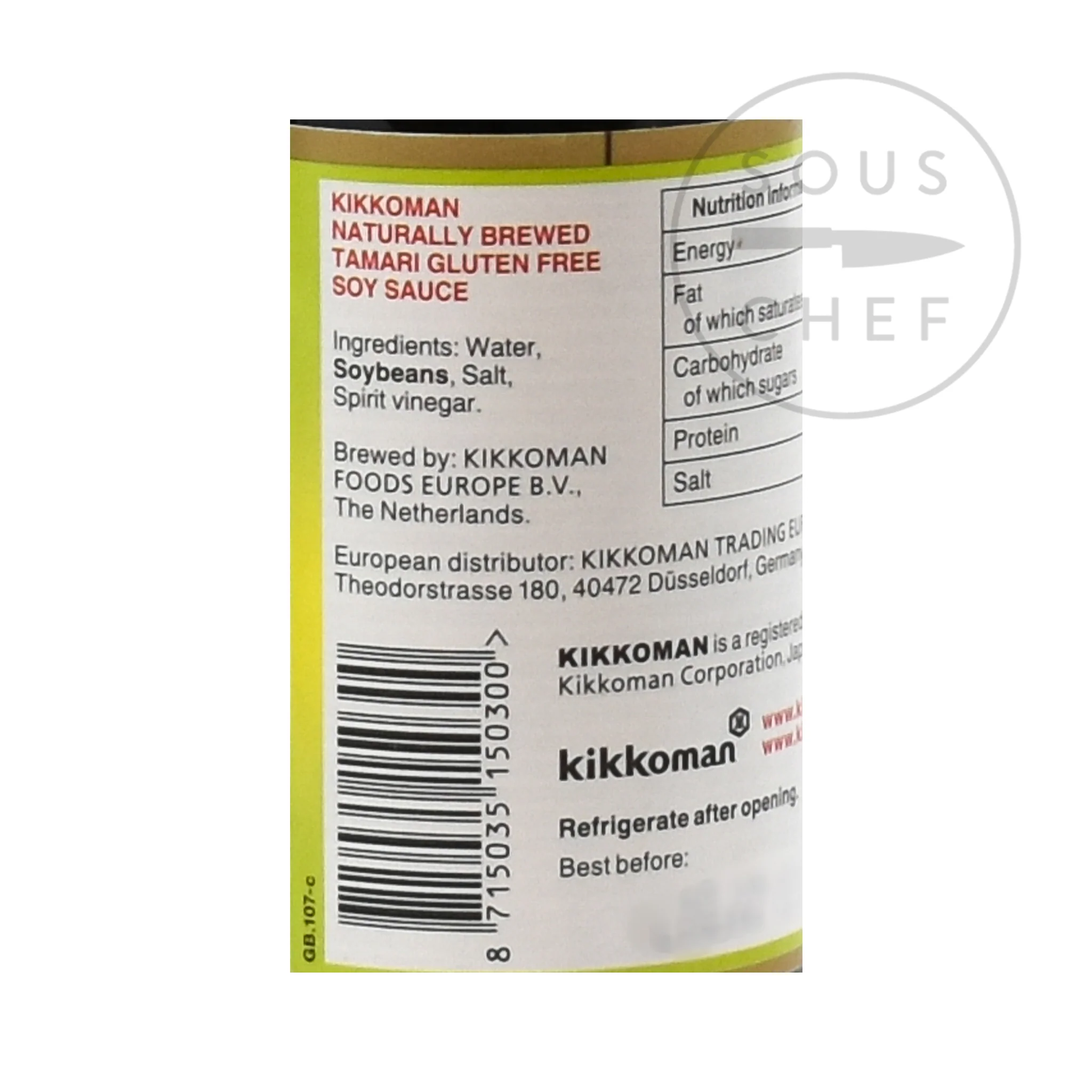 Kikkoman Tamari Soy Sauce - Gluten Free, 250ml - Image 4