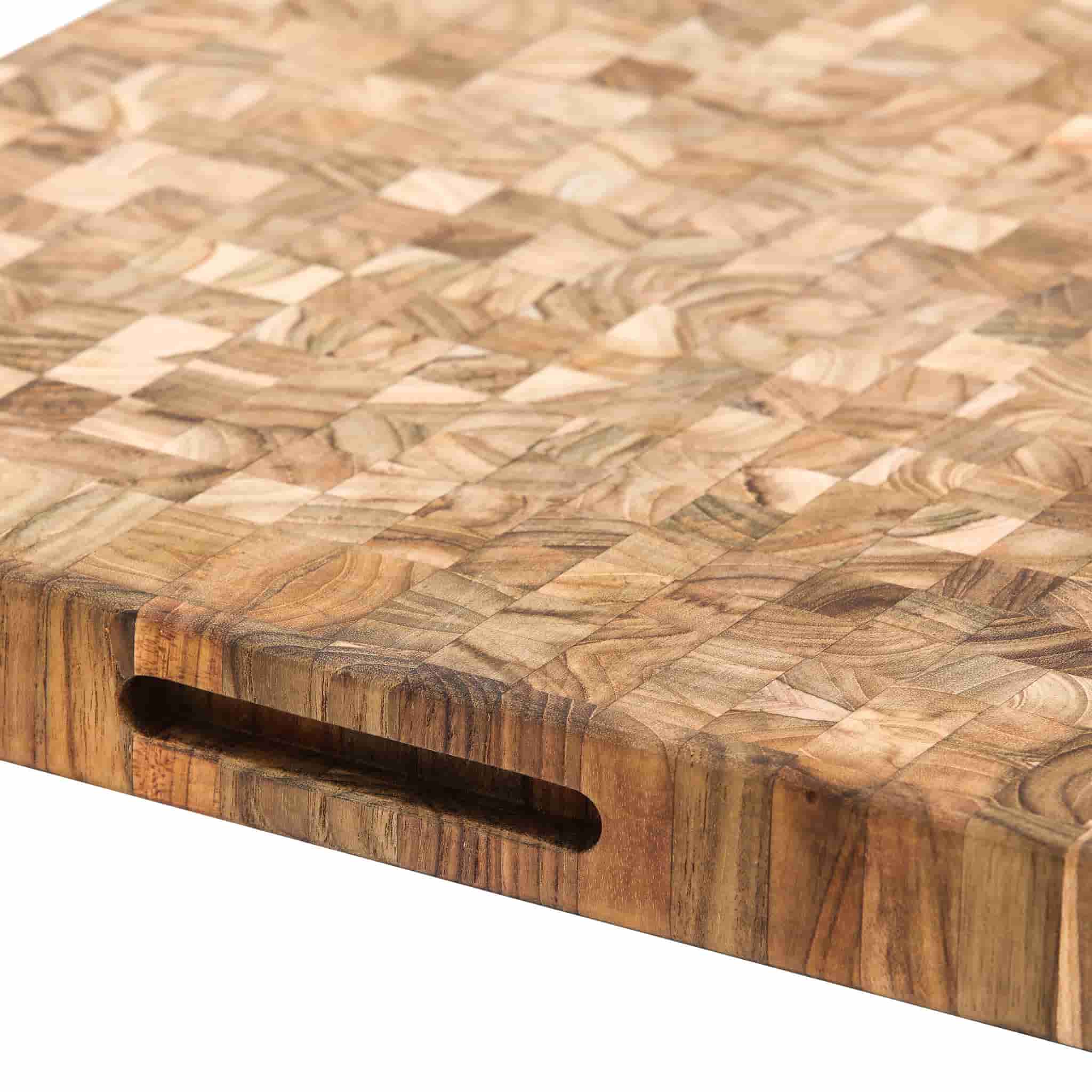 Teakhaus End Grain Butcher Block Rectangular Cutting Board, Large - Image 2