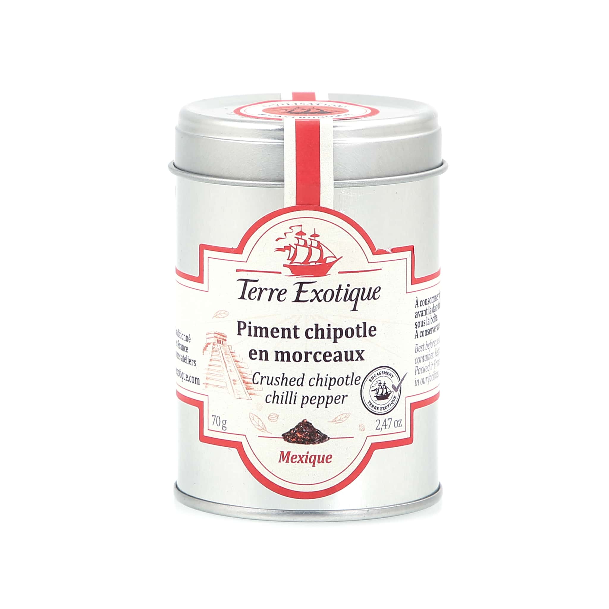 Terre Exotique Crushed Chipotle Chilli Pepper, 50g