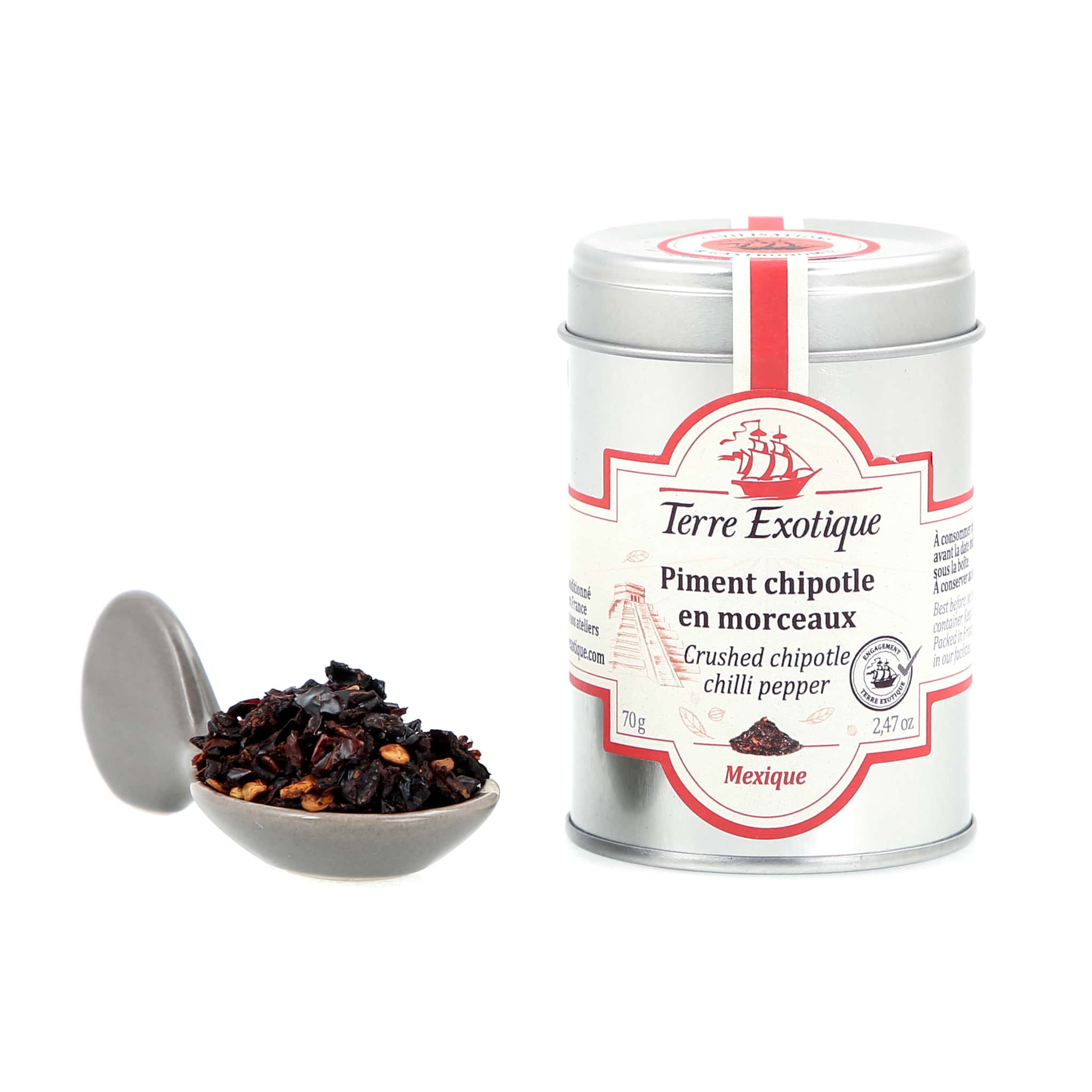 Terre Exotique Crushed Chipotle Chilli Pepper, 50g - Image 2