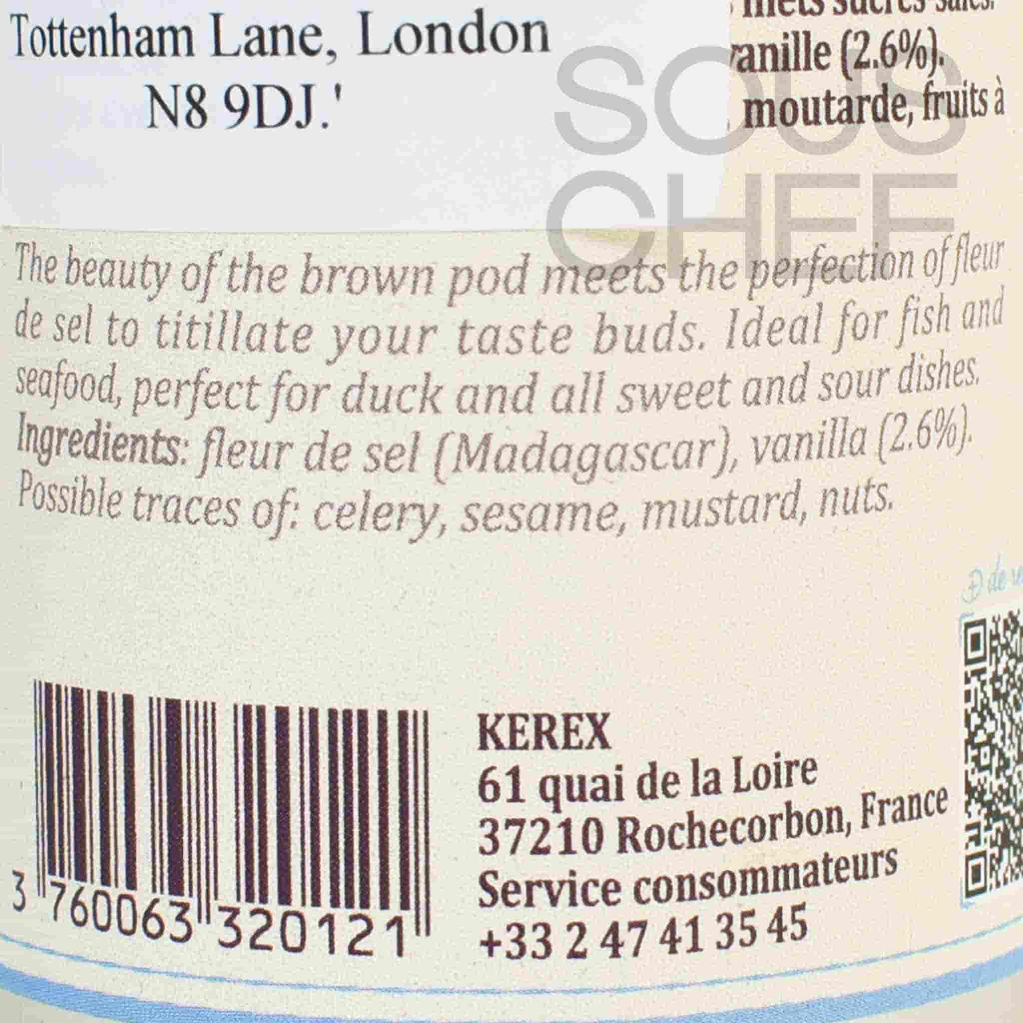 Terre Exotique Fleur de Sel with Vanilla, 110g - Image 2