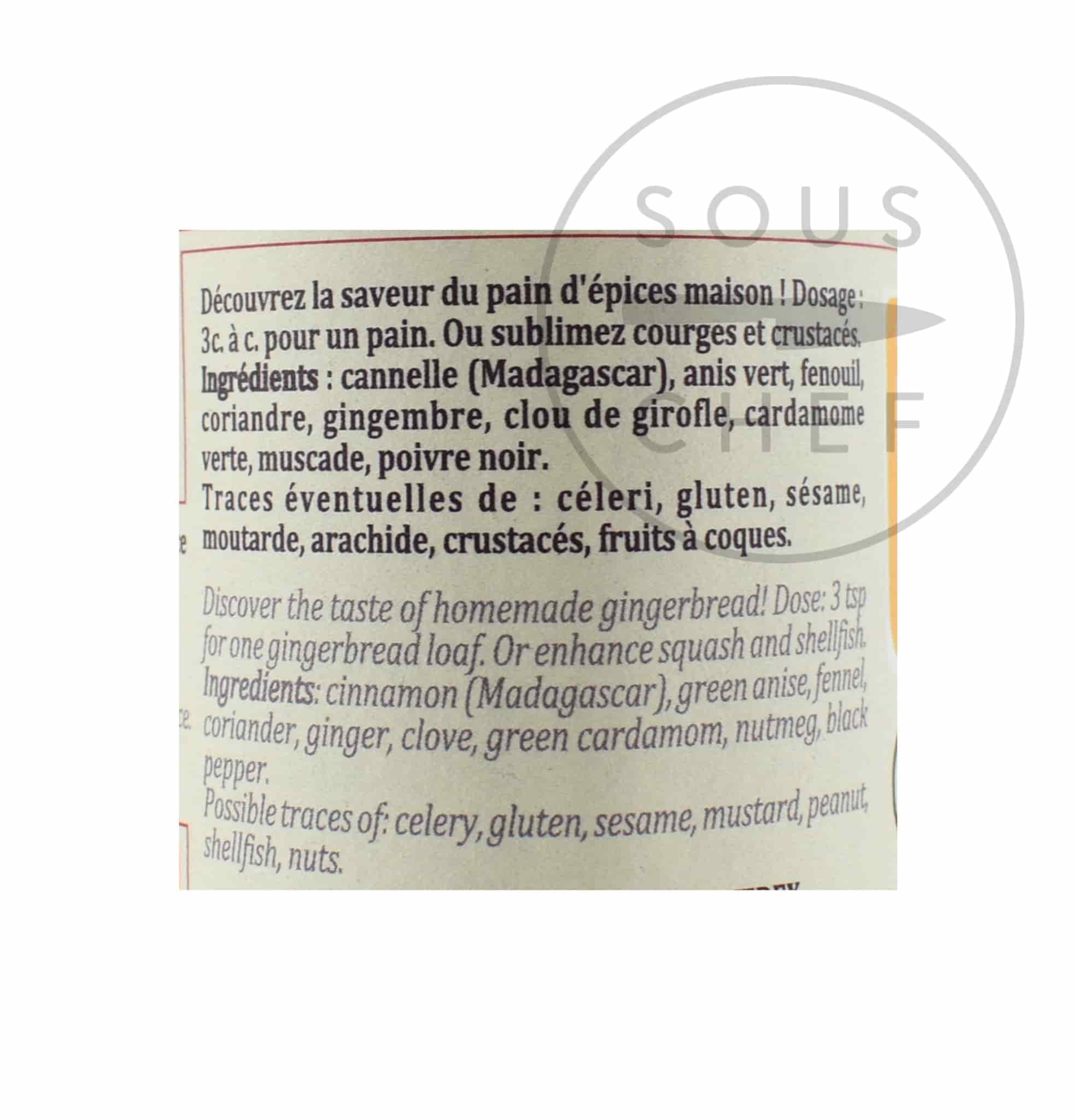 Terre Exotique Gingerbread Spice Blend, 60g - Image 3