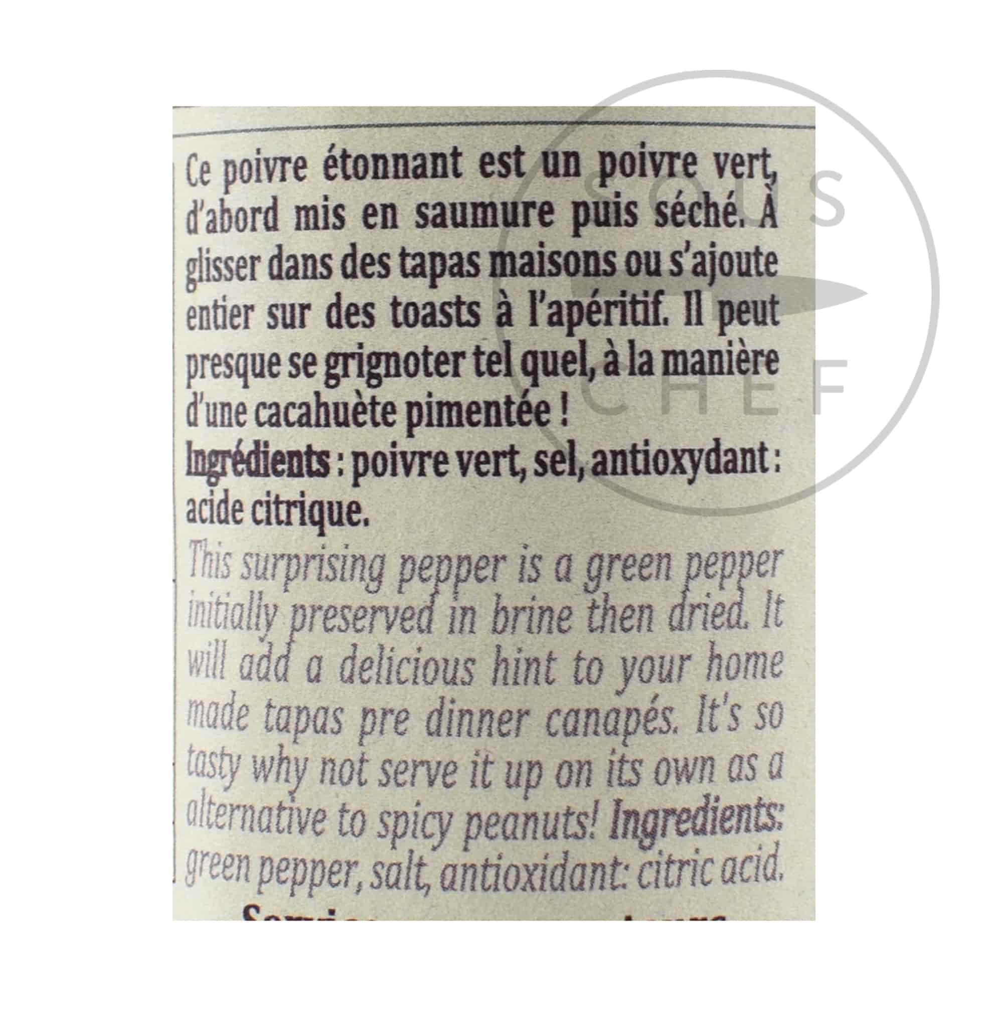 Terre Exotique Green Salty Coastal Pepper, 20g - Image 3