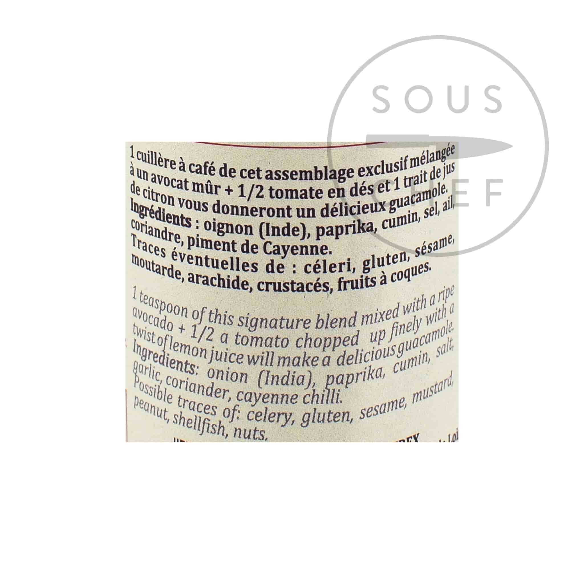 Terre Exotique Guacamole Spice Blend, 55g - Image 2