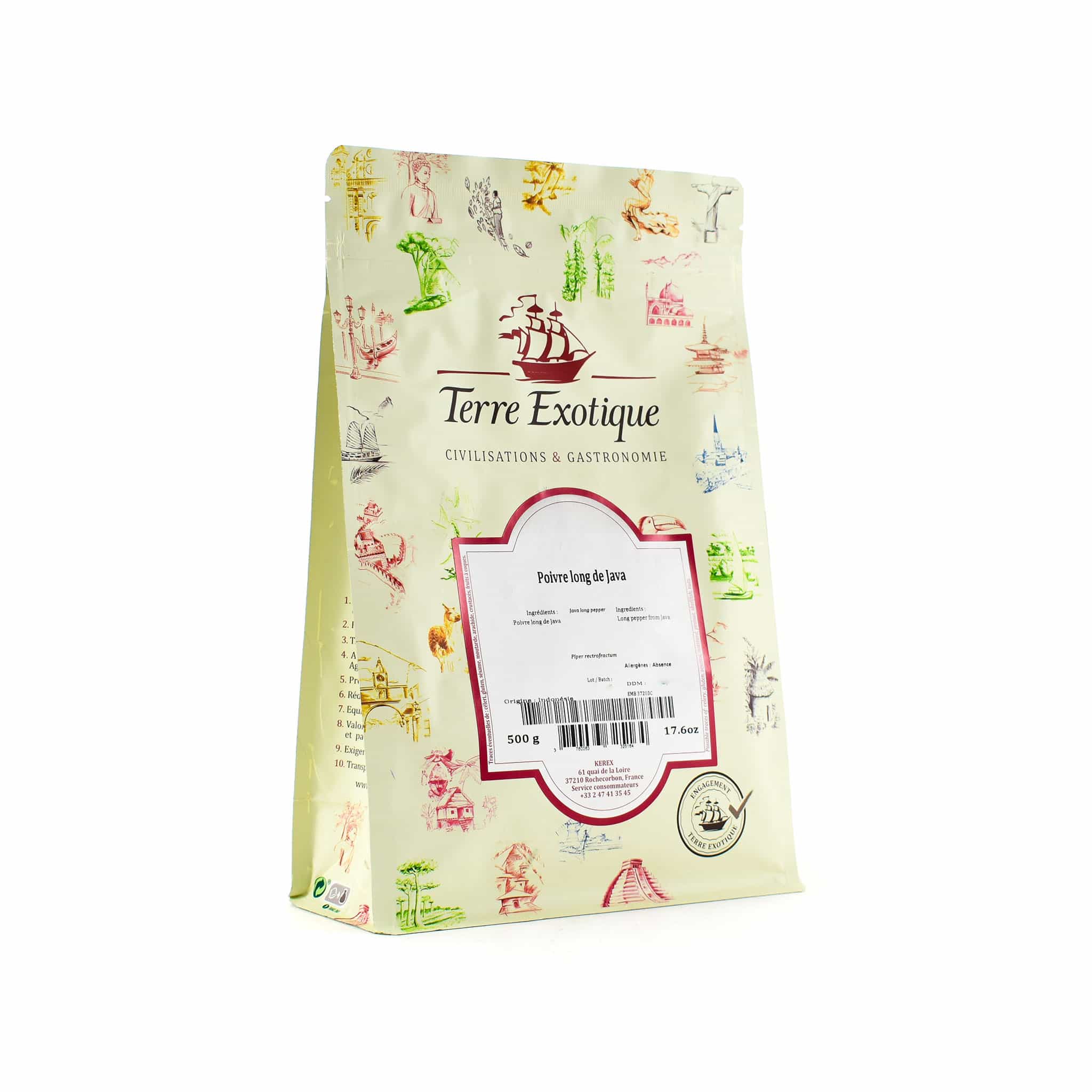 Terre Exotique Java Long Pepper, 500g