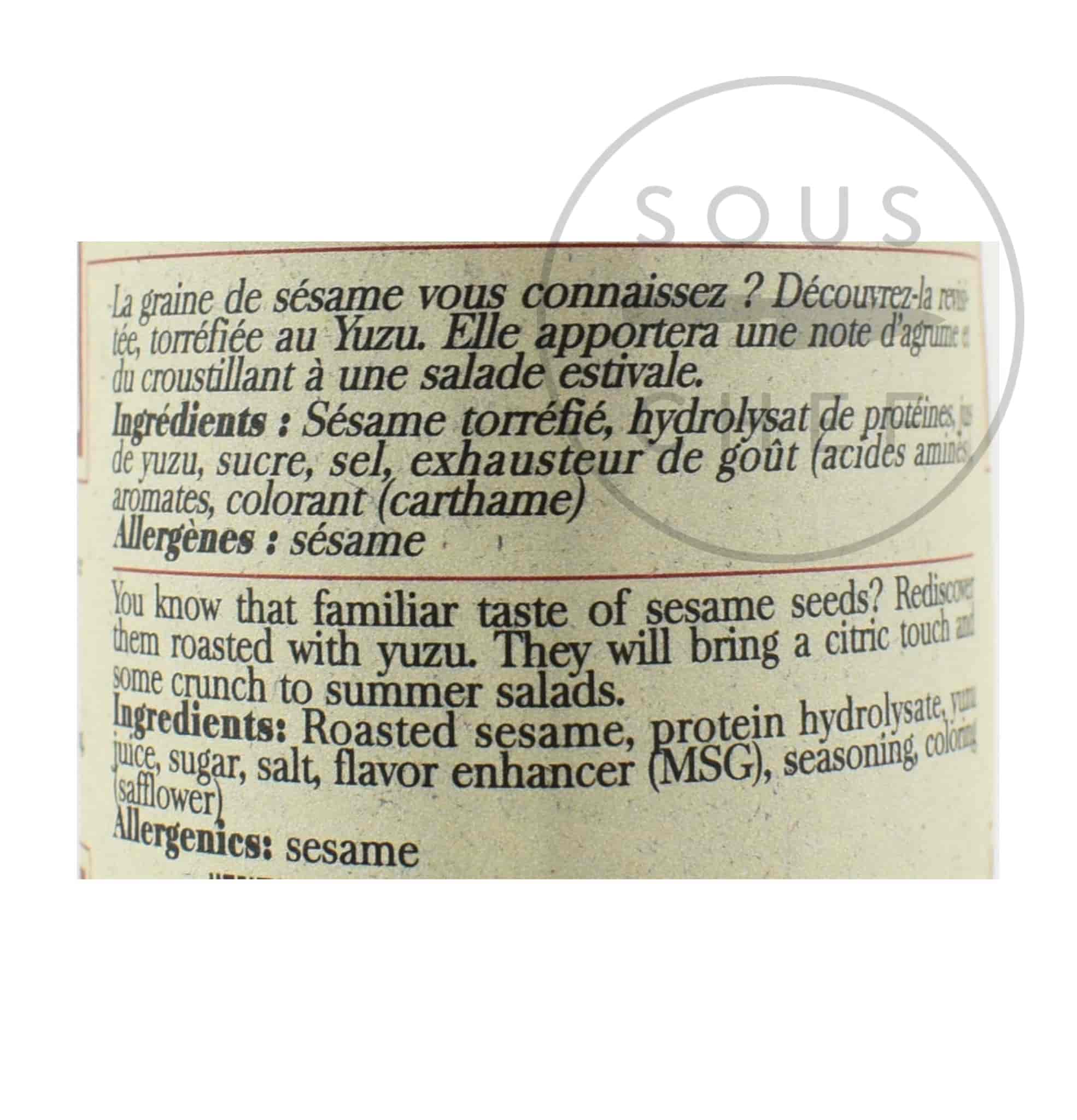 Terre Exotique Sesame Seeds With Yuzu, 50g - Image 2