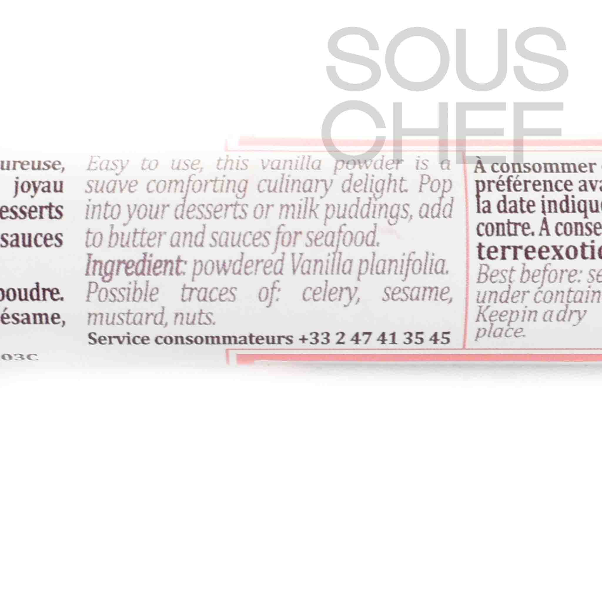Terre Exotique Vanilla Powder, 20g - Image 2