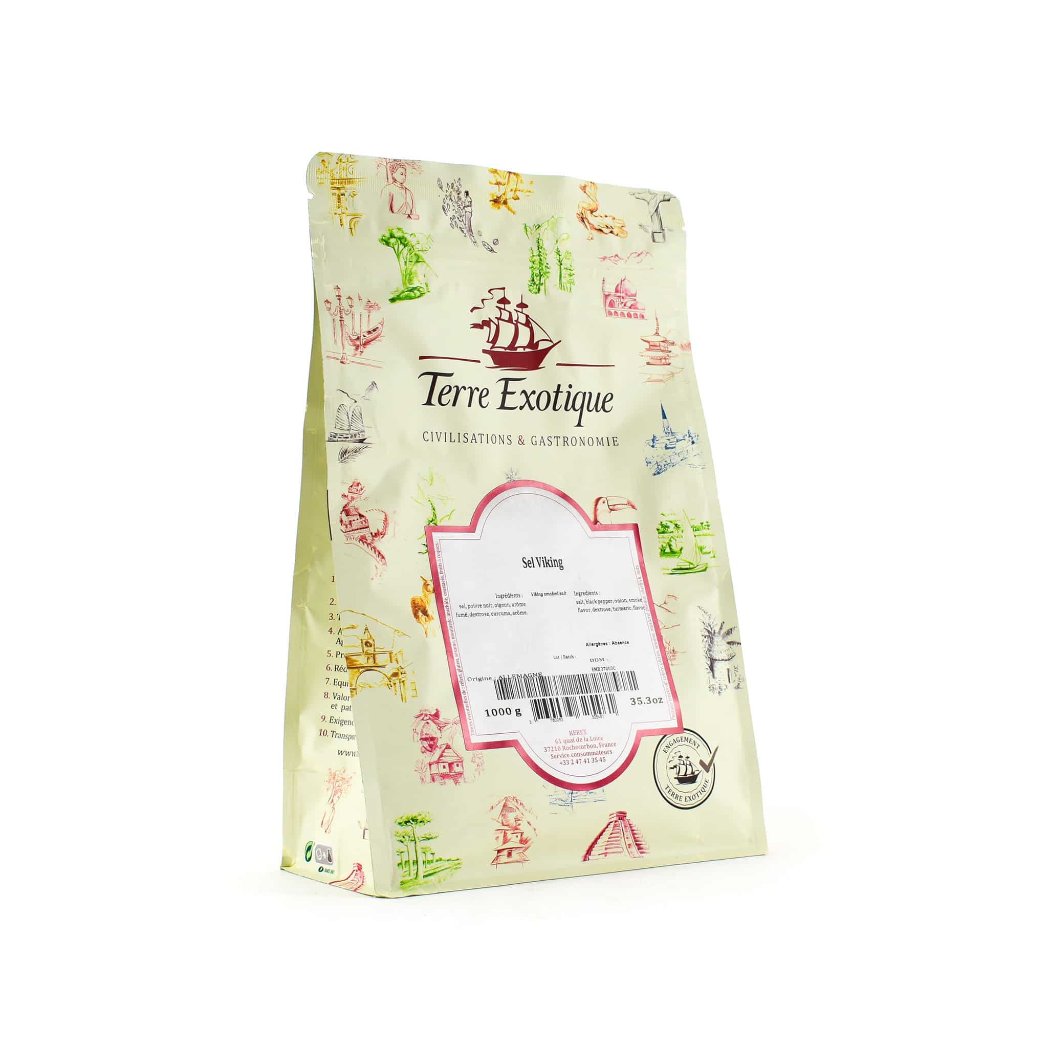 Terre Exotique Viking Smoked Salt, 1kg