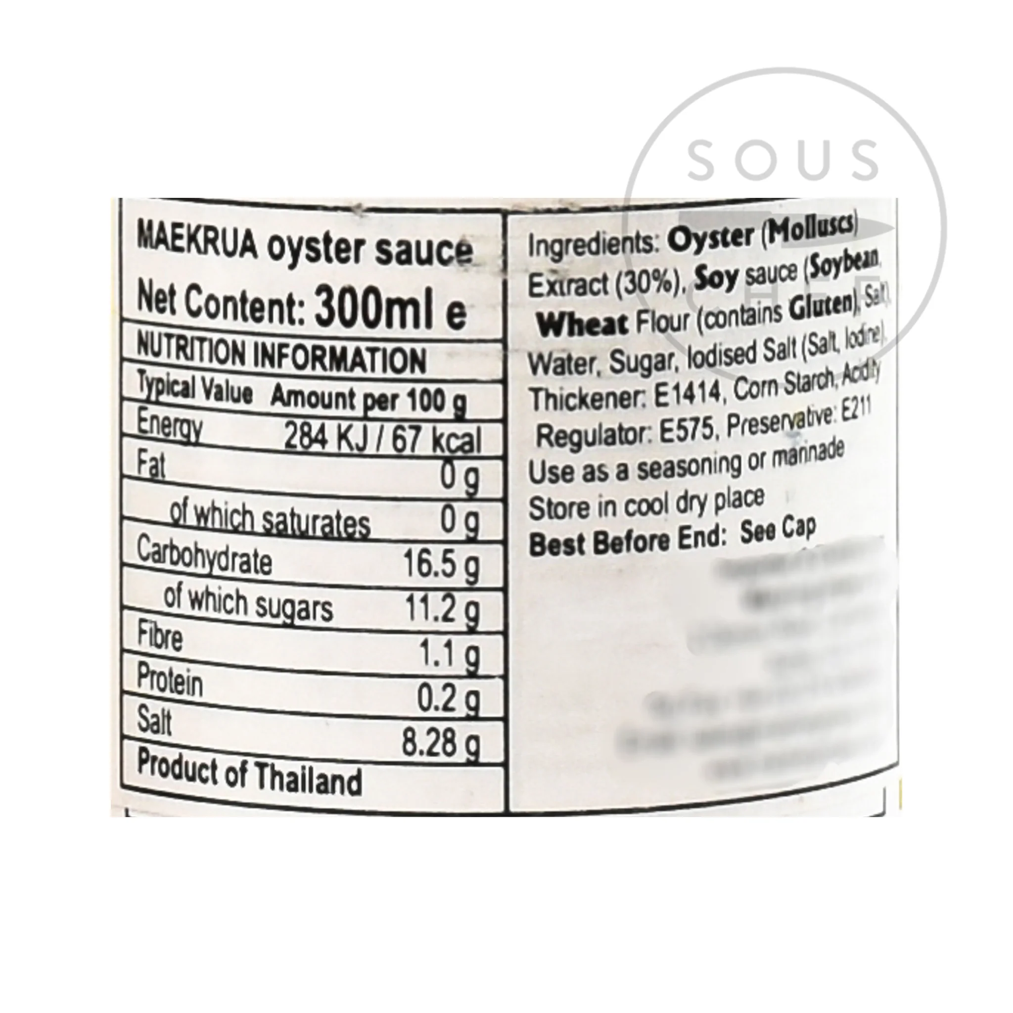 Thai Oyster Sauce, 300ml - Image 2