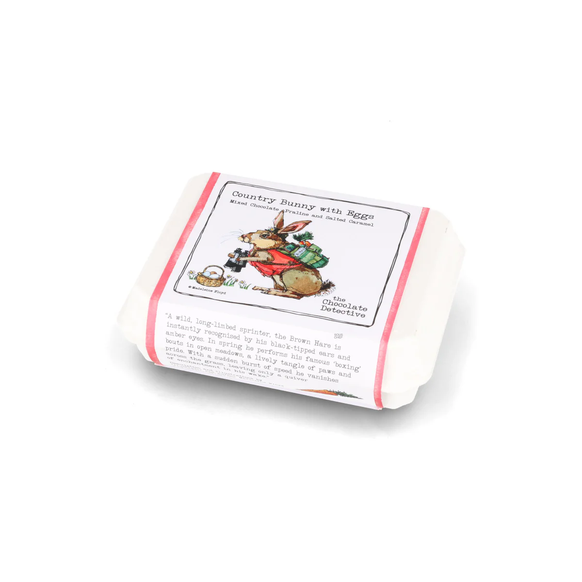 The Chocolate Detective 12 Country Bunny Easter Eggs, 150g - Image 3