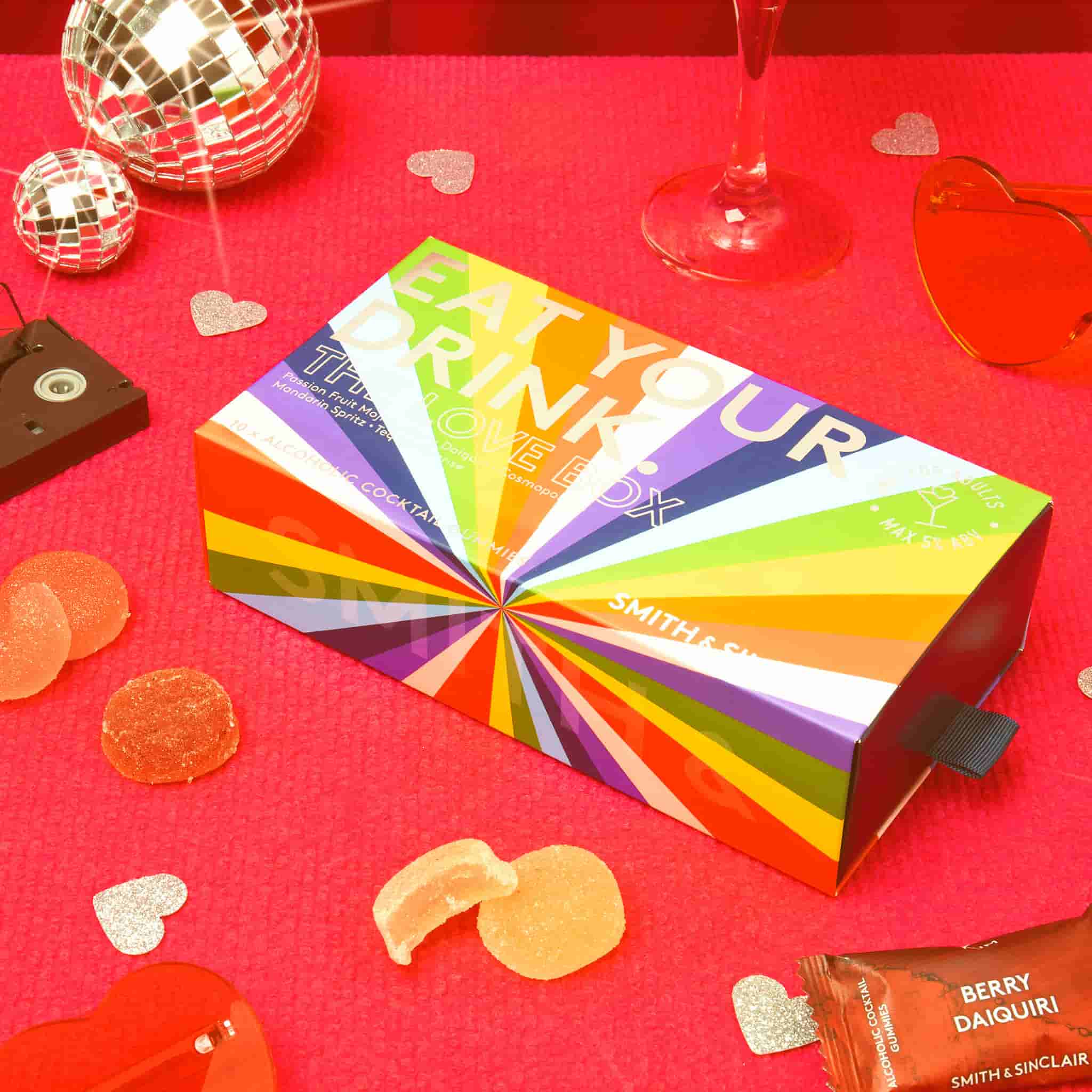 The Love Box 5%ABV Alcoholic Cocktail Jelly Sweets, 140g - Image 3