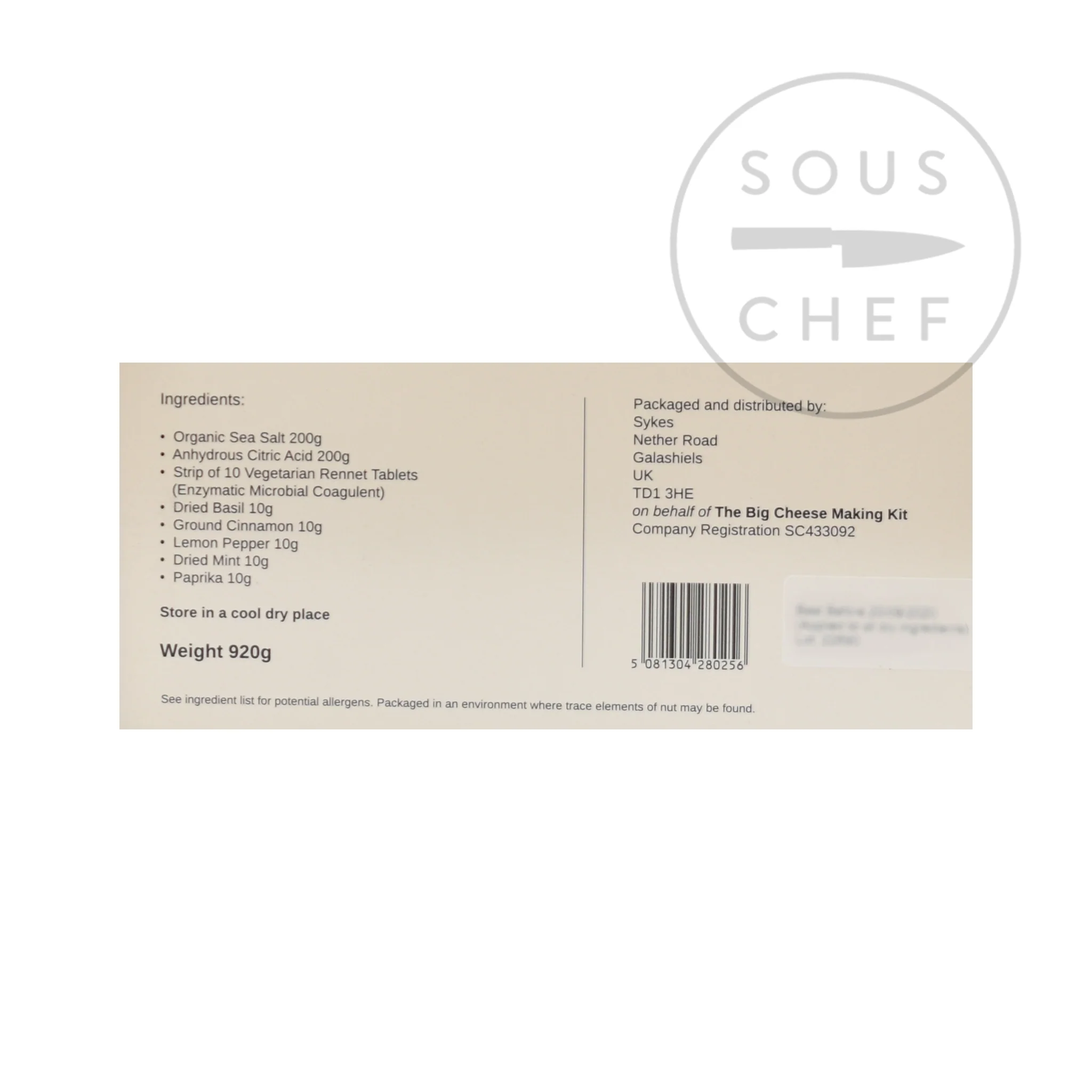 The Ultimate Cheese Making Kit, 920g - Image 4