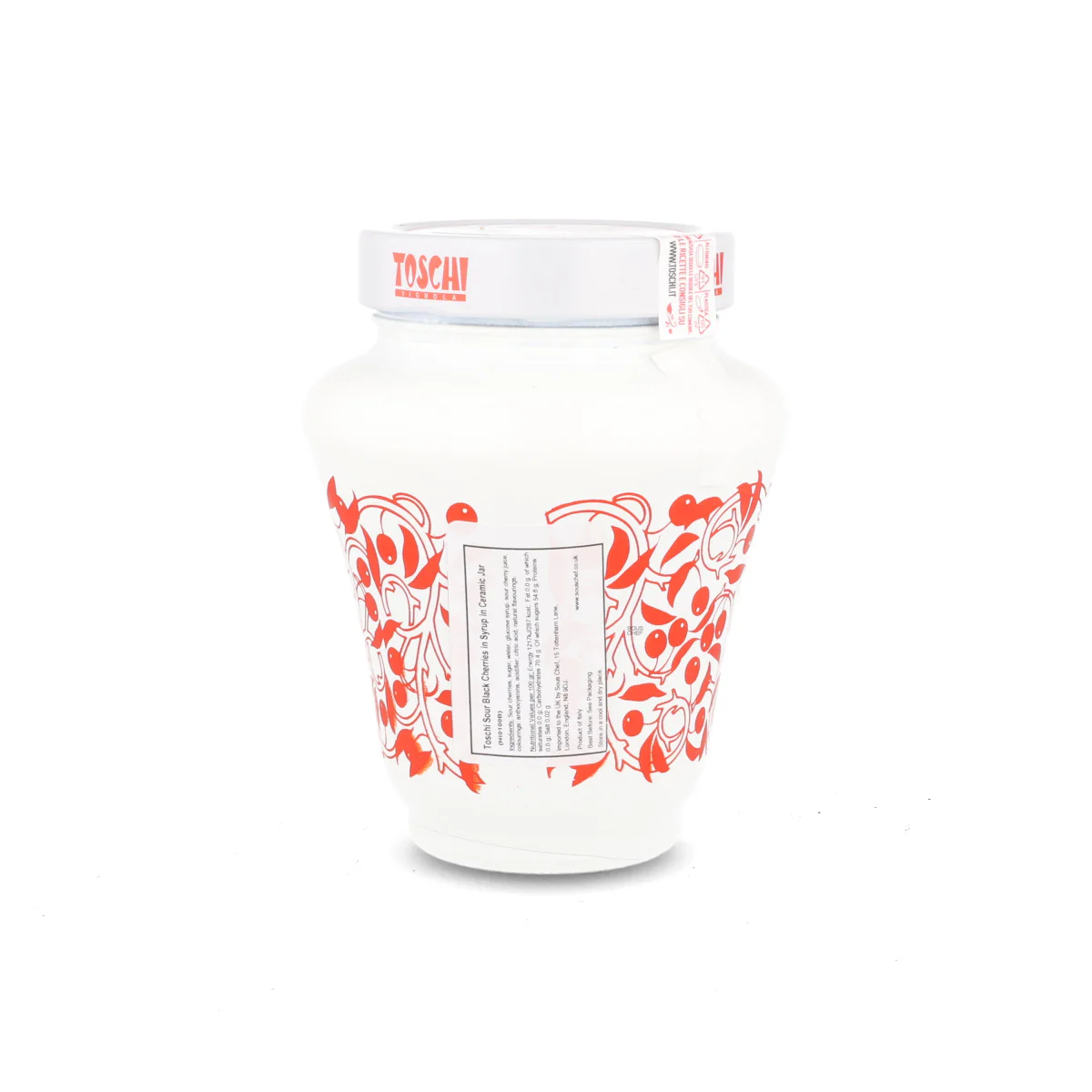 Toschi Sour Black Amarena Cherries in Syrup, 230g - Image 2