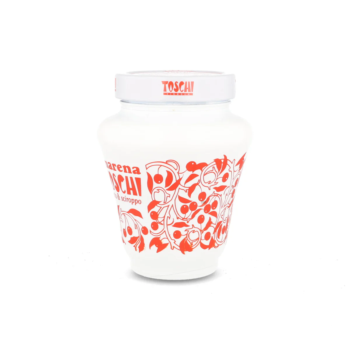 Toschi Sour Black Amarena Cherries in Syrup, 510g