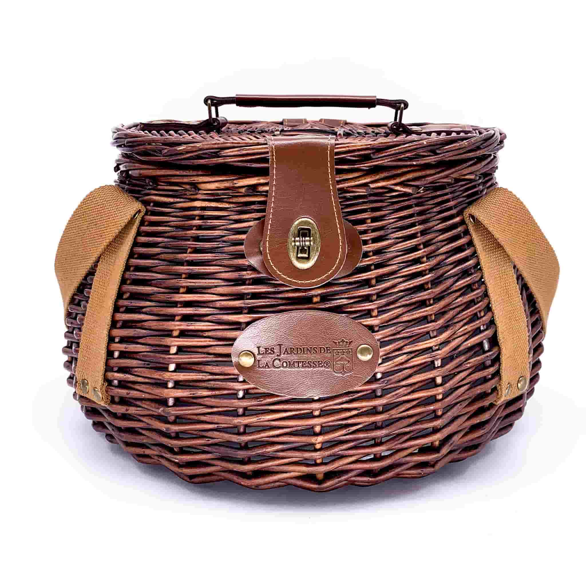 Tuileries Navy Picnic Basket, 2 Person - Image 2