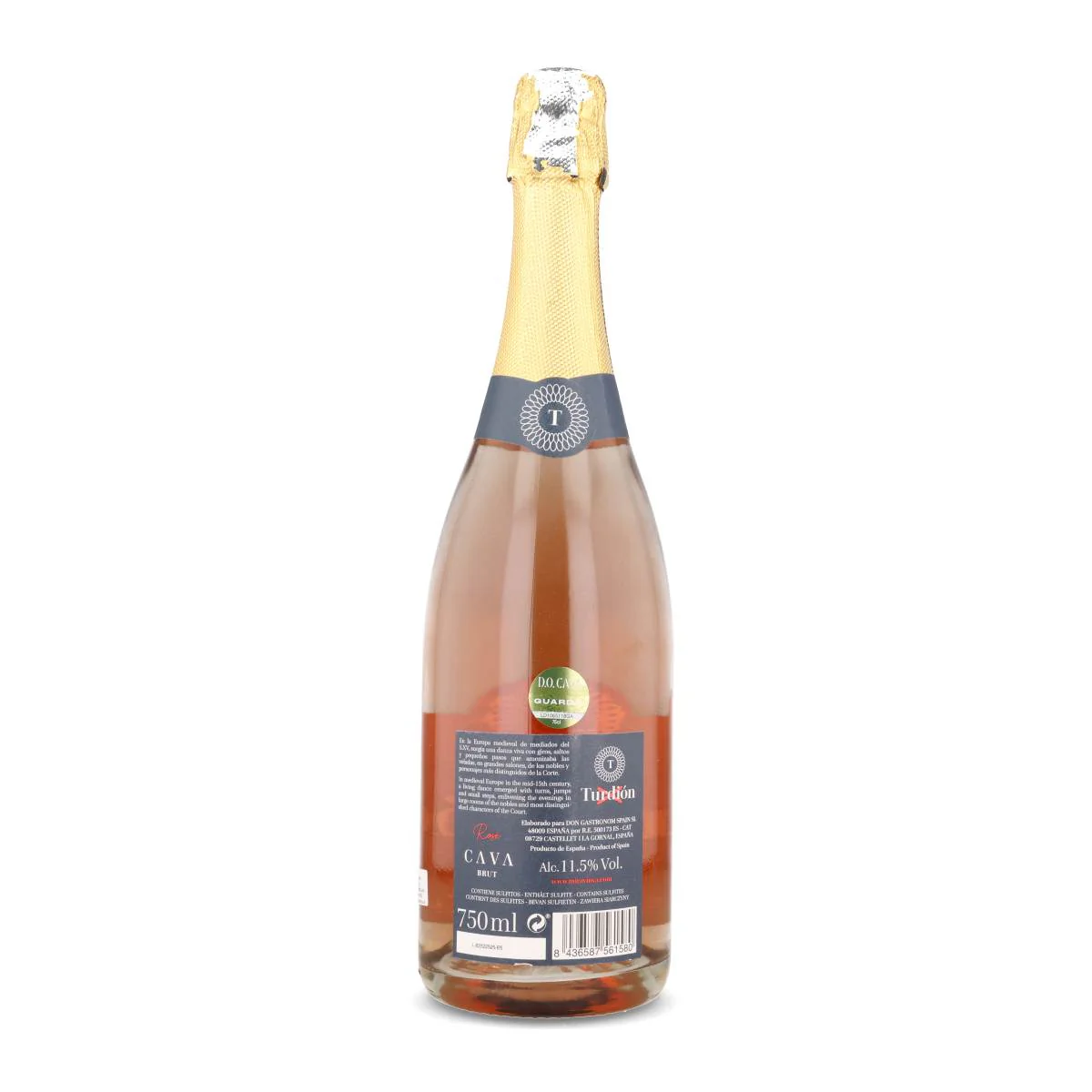 Turdion Cava Brut Rose, 750ml - Image 2