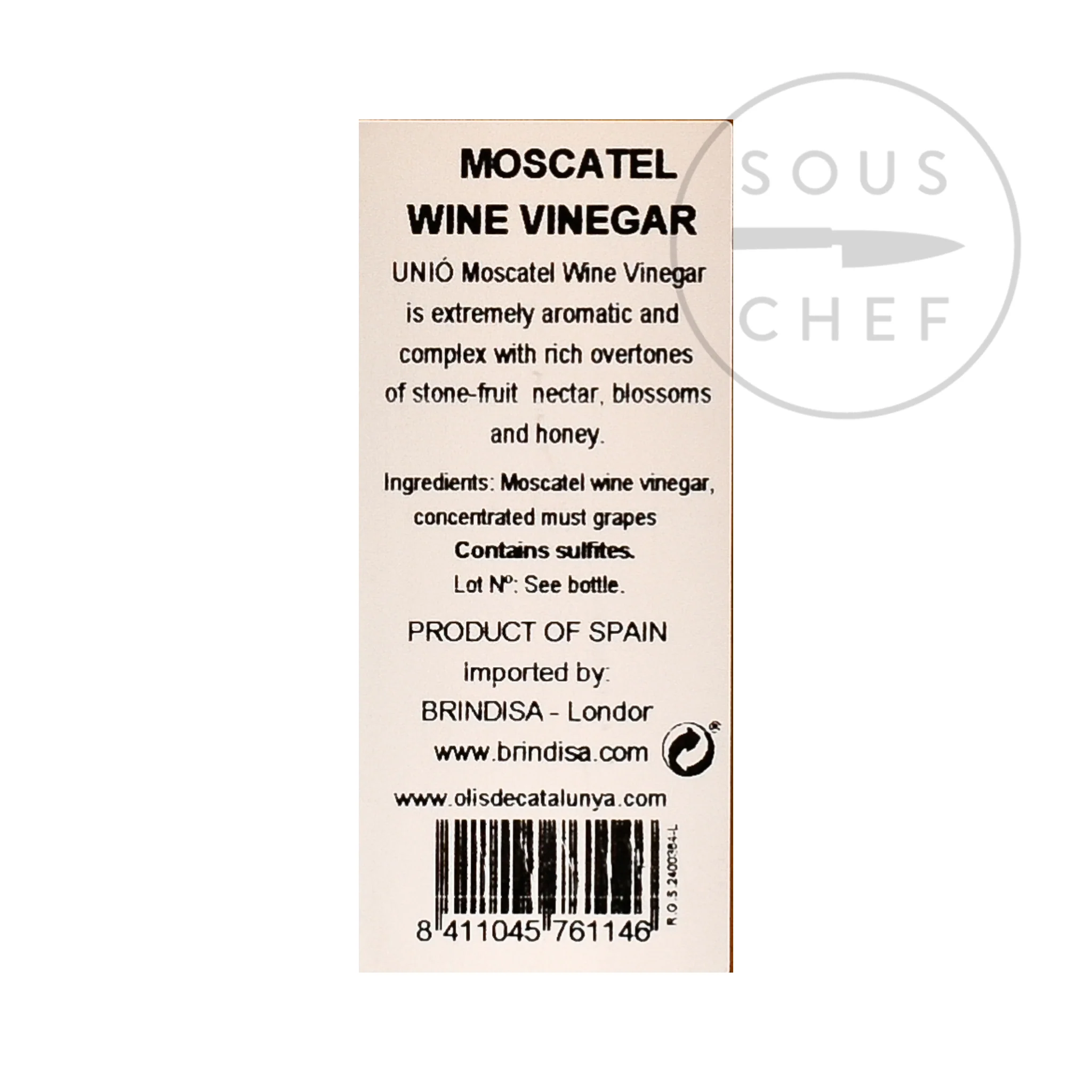 Moscatel Vinegar, 500ml - Image 3