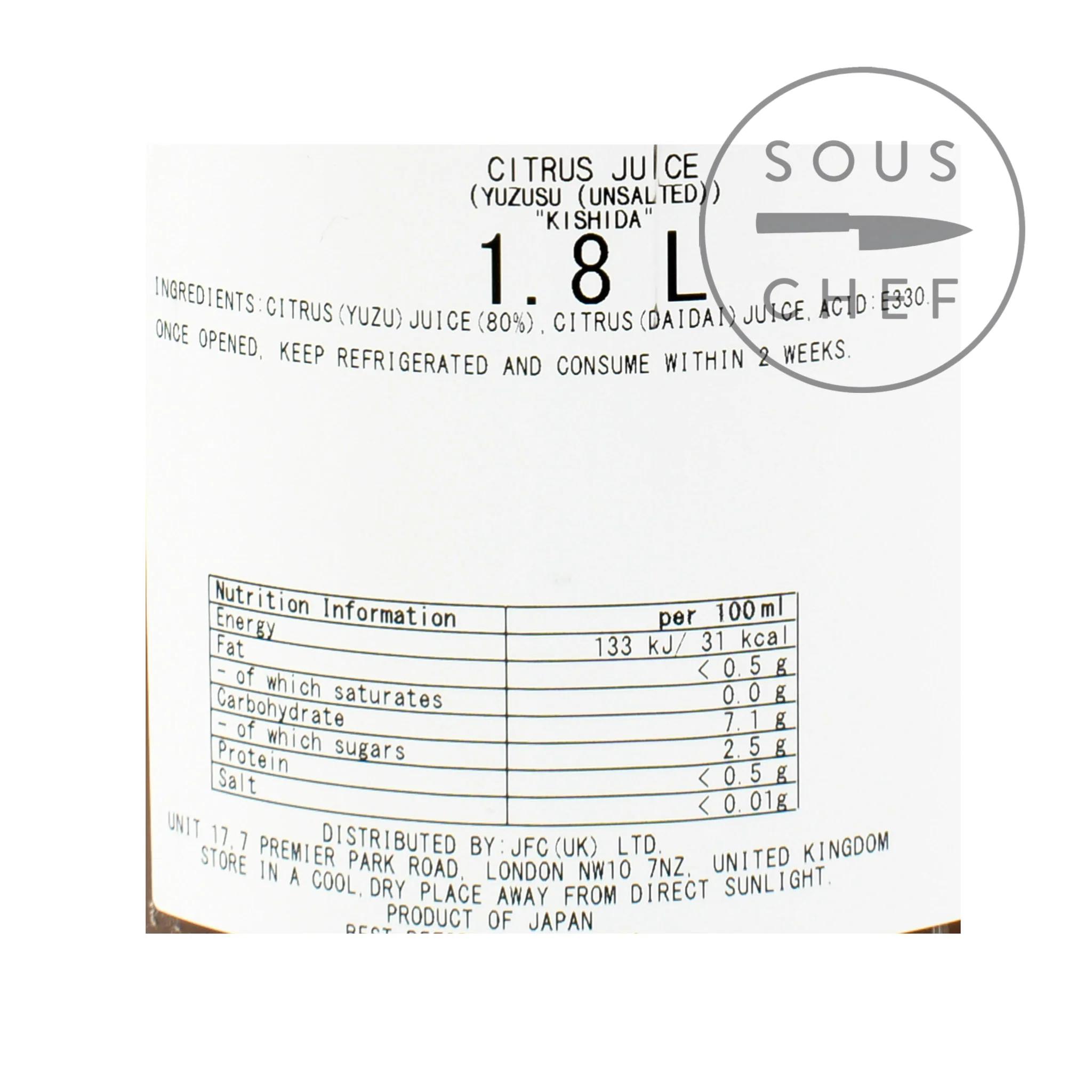 Yuzu Juice 1.8L - Image 2