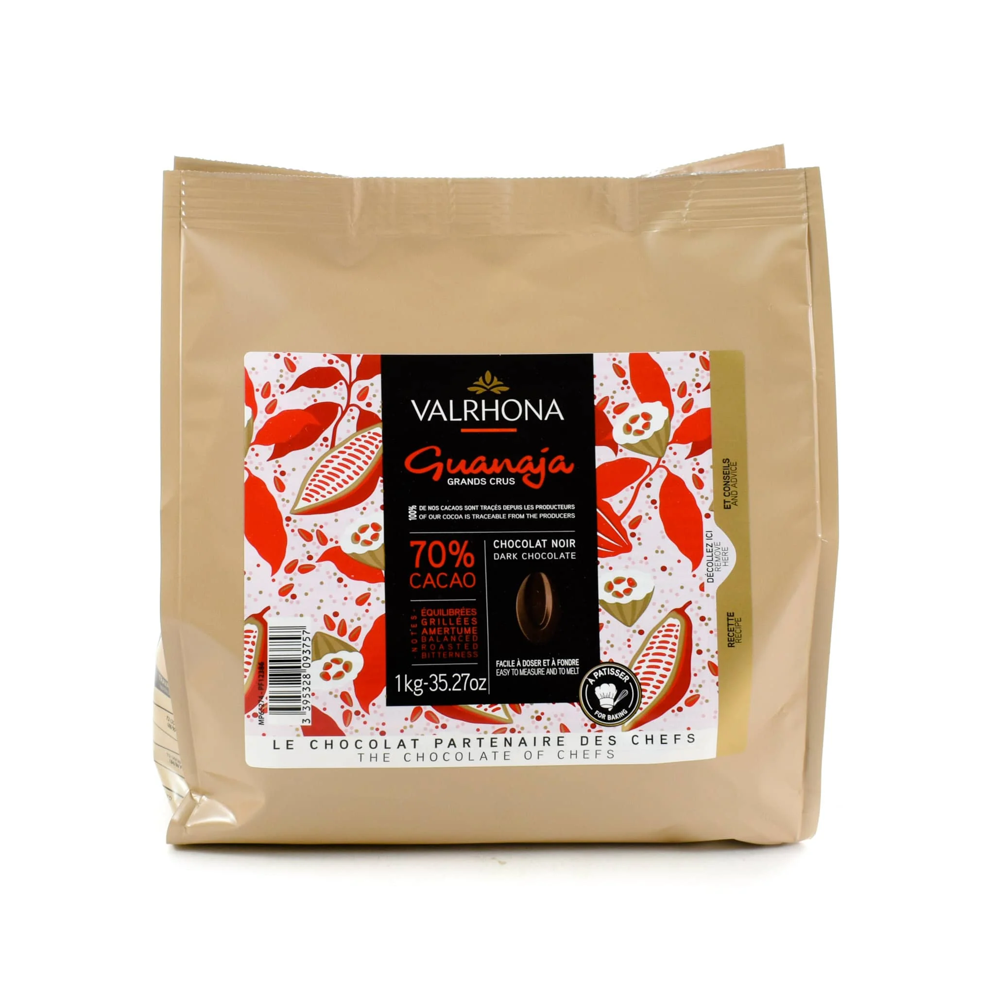 Valrhona Guanaja 70% Dark Chocolate Chips - Image 2