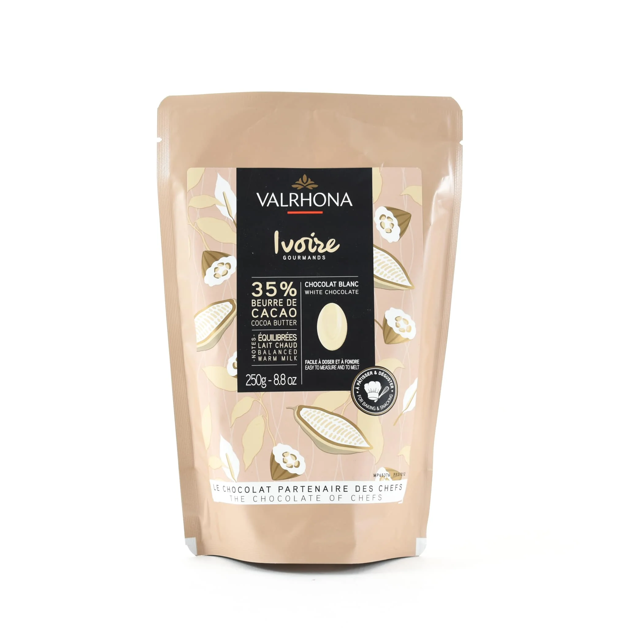 Valrhona Ivoire White Chocolate Chips - Image 4