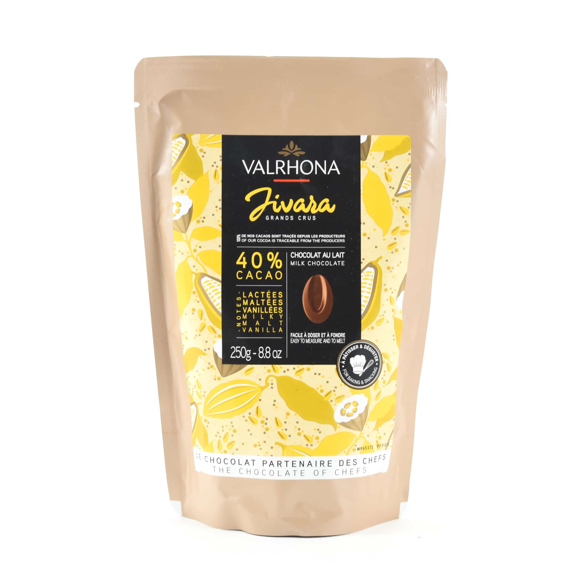 Valrhona Jivara 40% Milk Chocolate Chips - Image 4