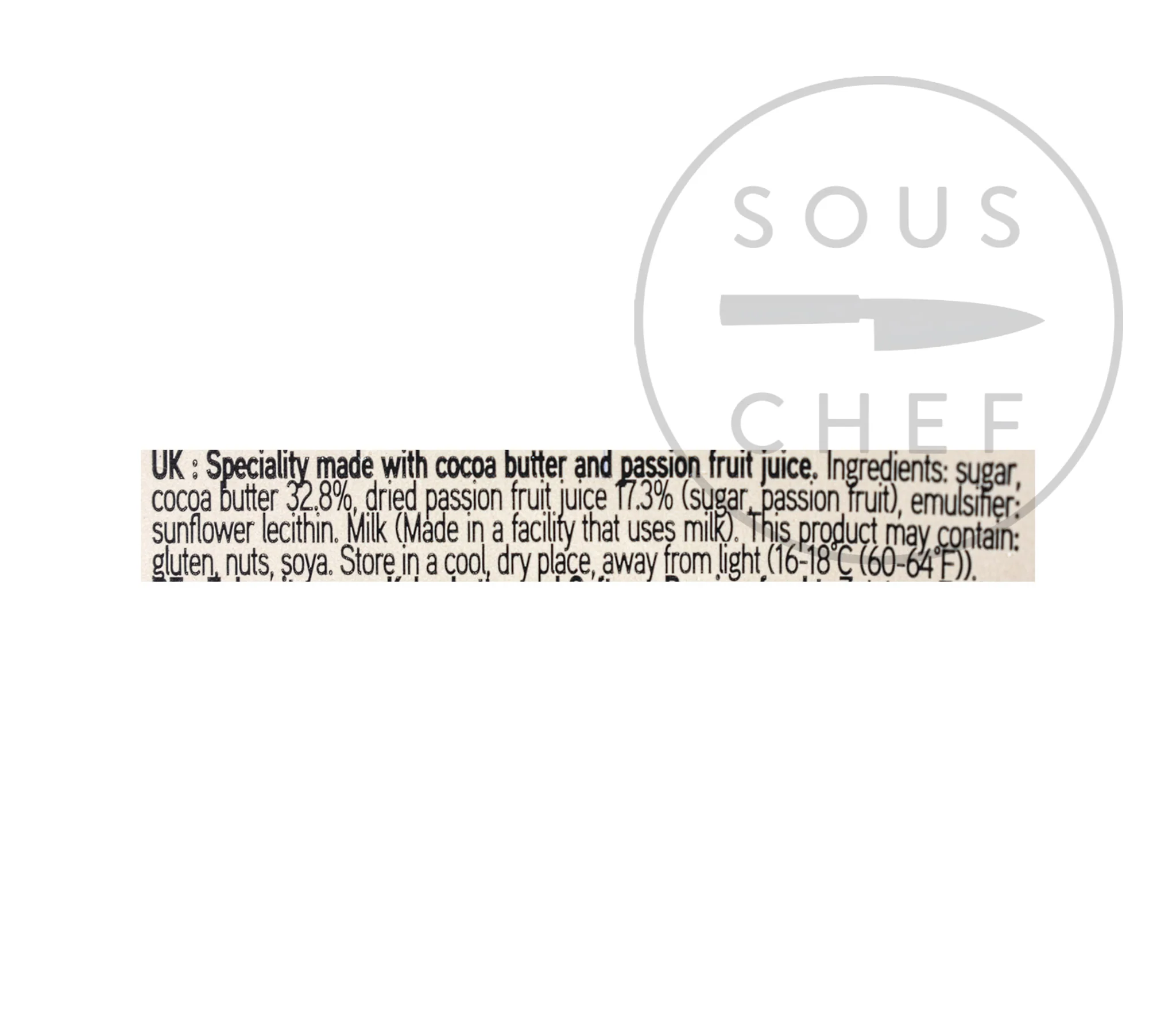 Valrhona Passion Fruit Inspiration - Couverture, 250g - Image 3