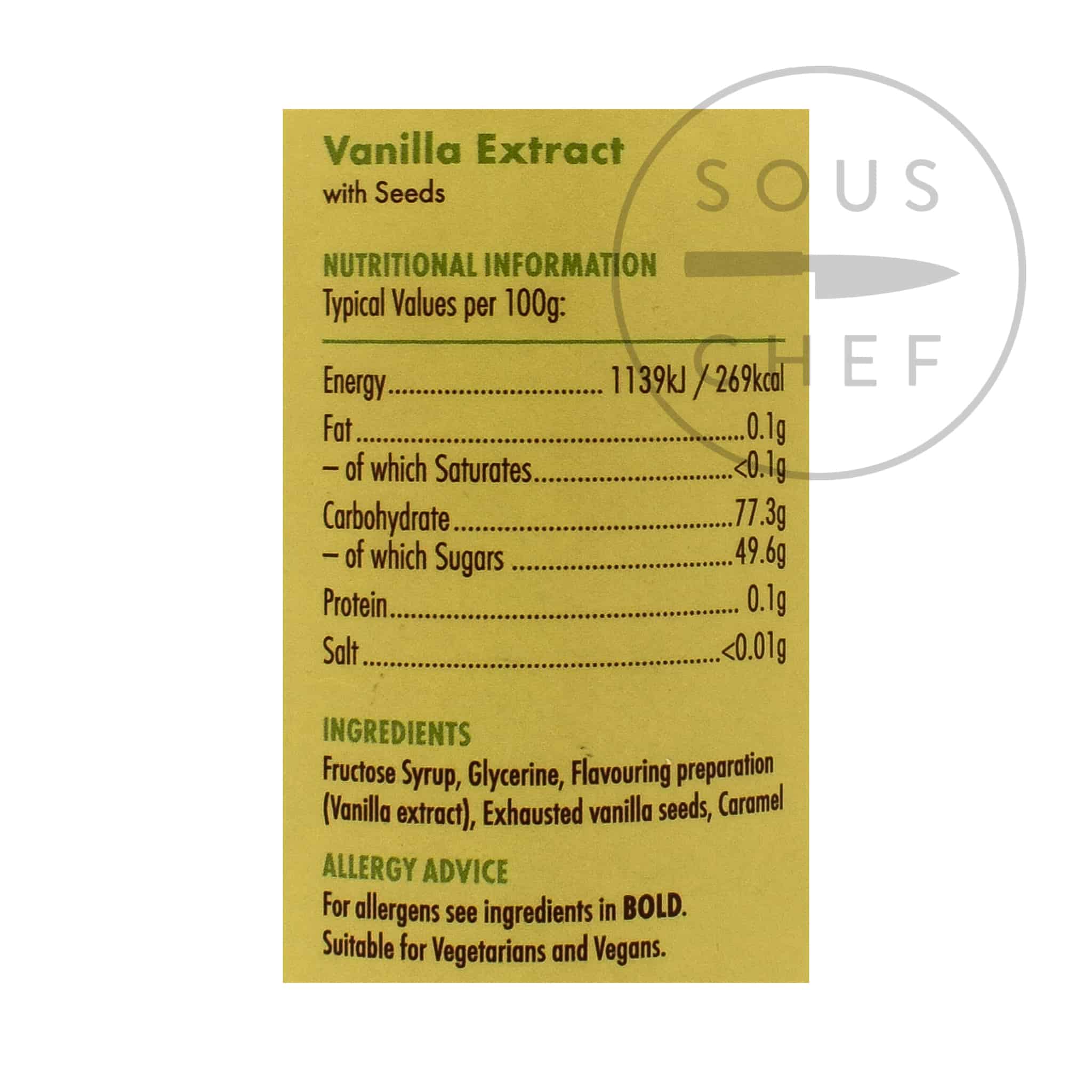 Vanilla Extract With Seeds, 1 litre - Image 2
