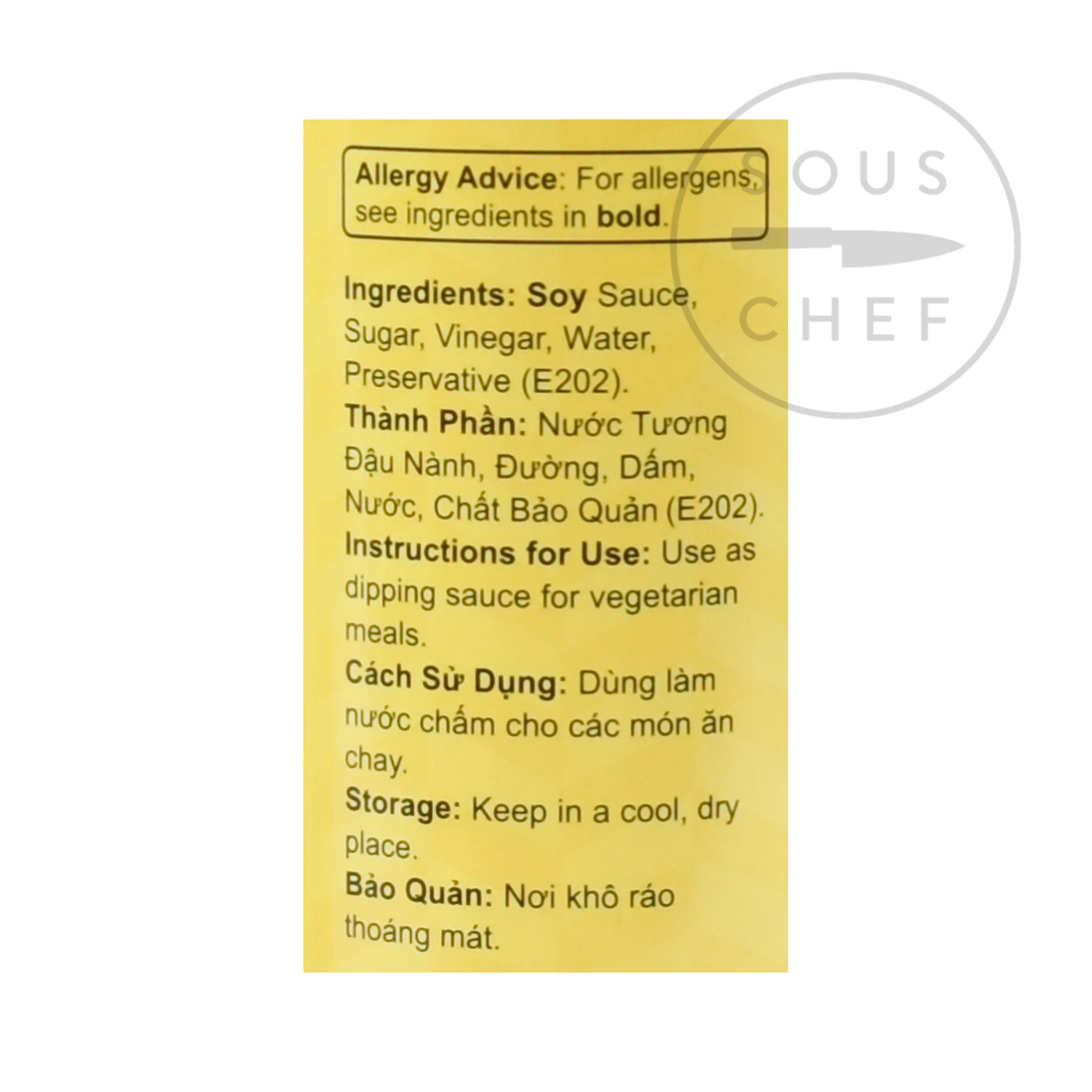 Vegetarian Fish Sauce - Nuoc Mam Chay, 500ml - Image 2