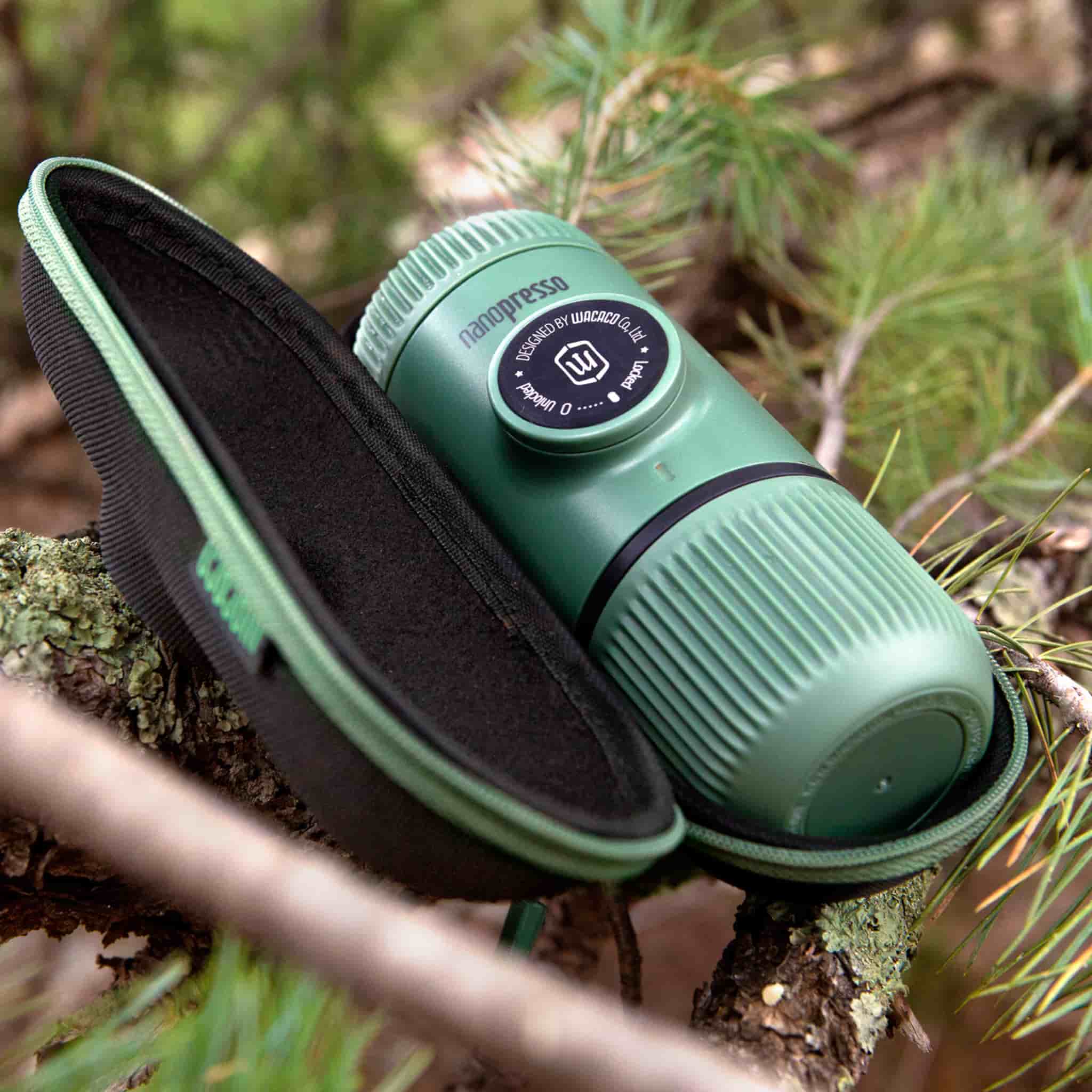 Wacaco Nanopresso Moss Green Elements Handheld Espresso Maker - Image 5