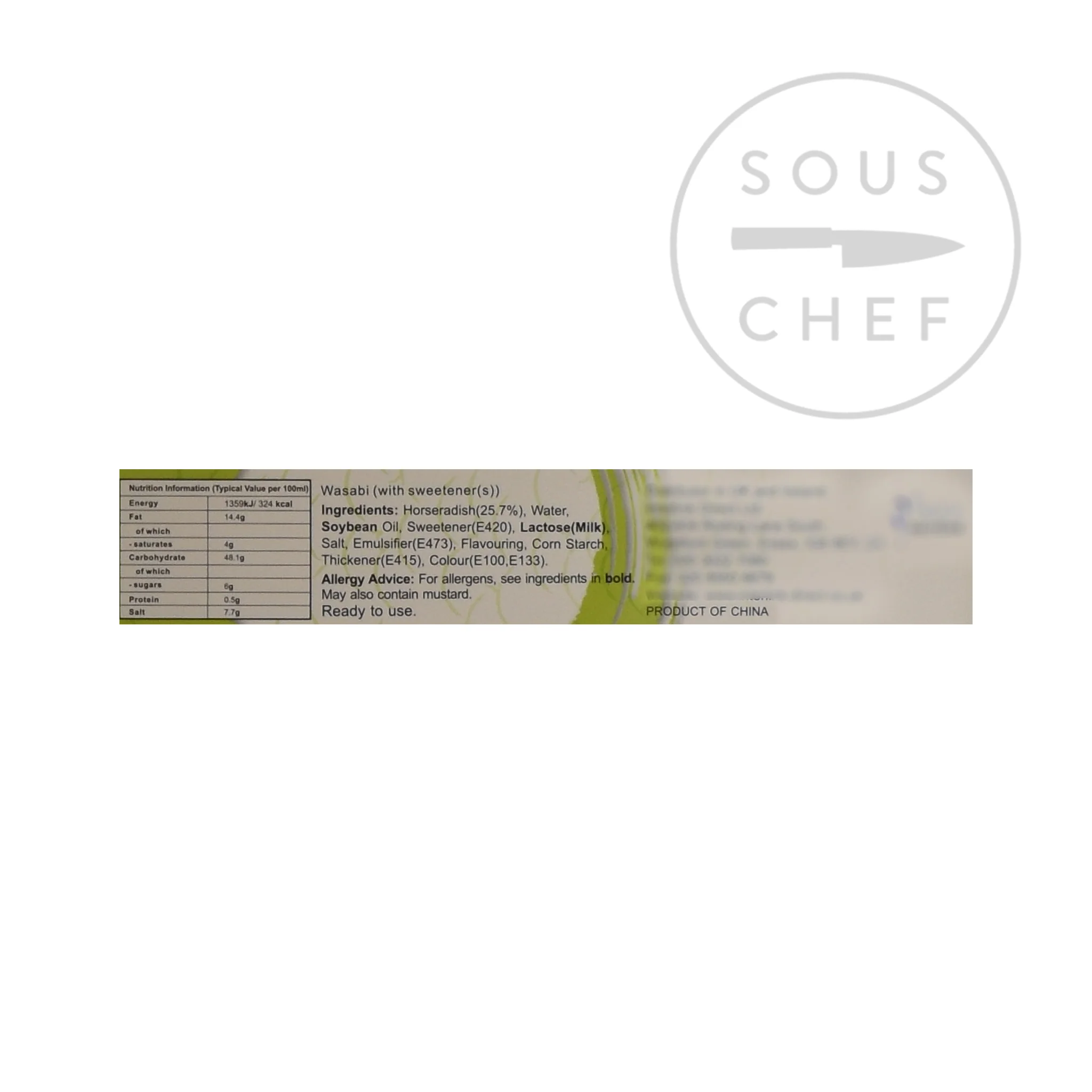 Wasabi Paste, 43g - Image 2