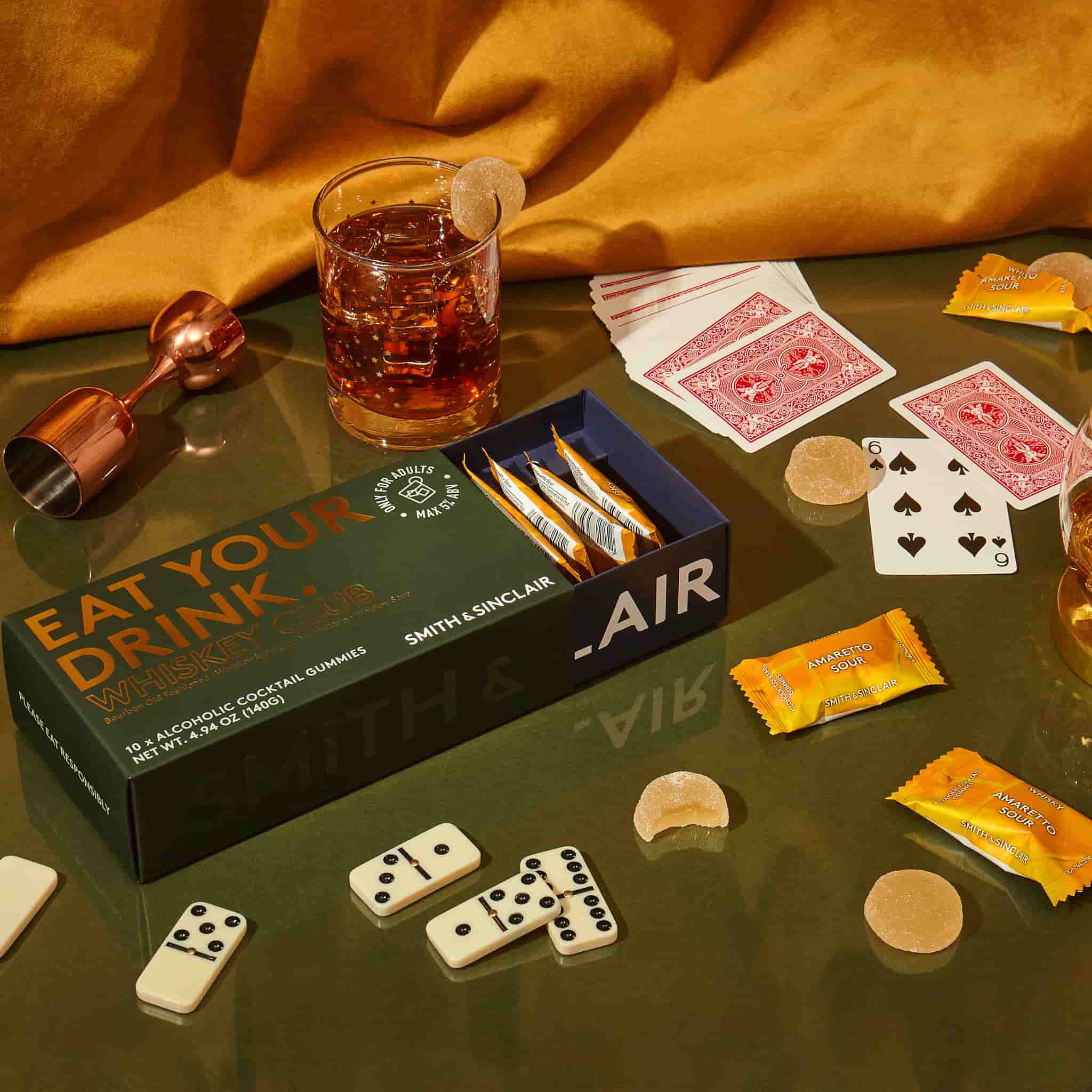 Whiskey Club 5%ABV Alcoholic Cocktail Jelly Sweets, 140g - Image 3
