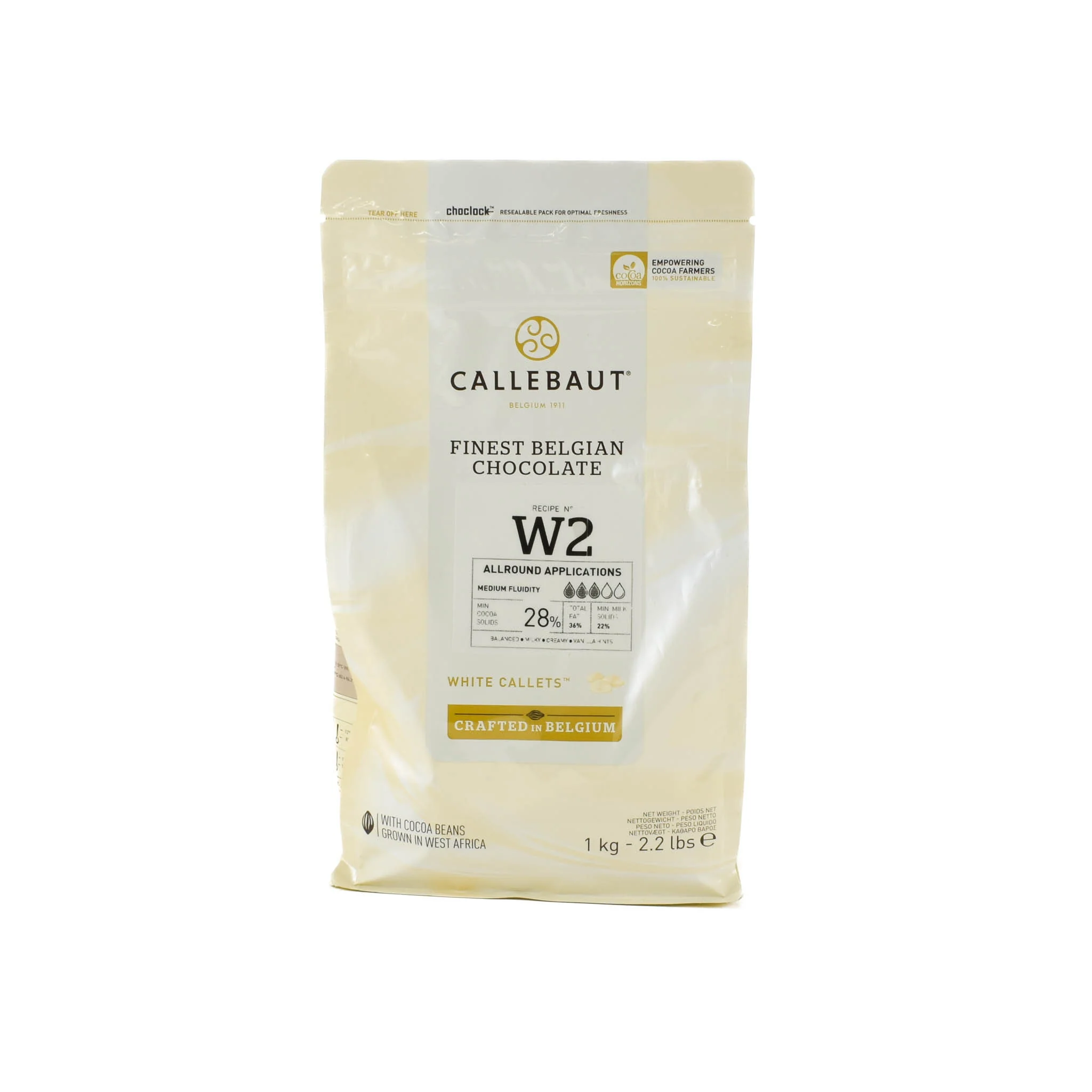 Callebaut White Chocolate Couverture - Image 2