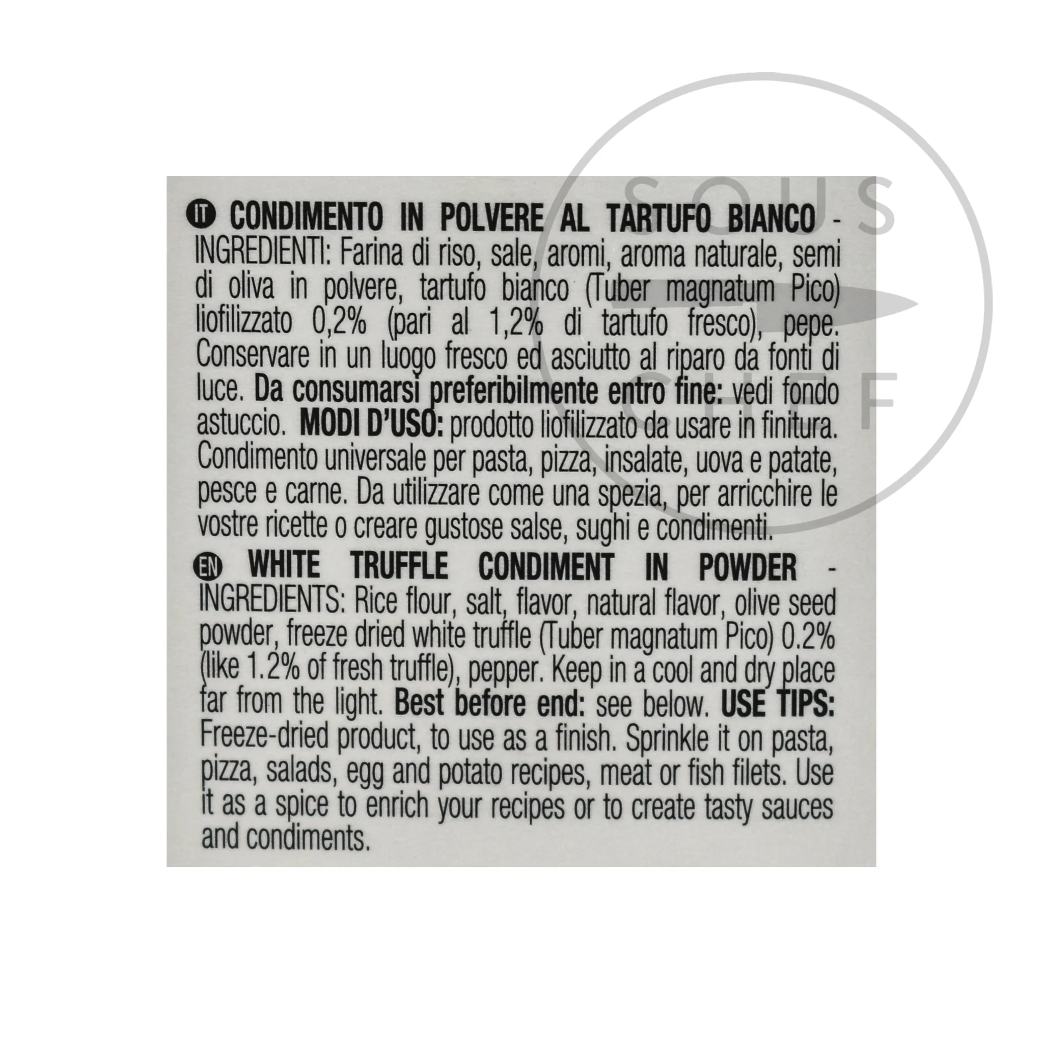 Tartuflanghe White Truffle Powder, 60g - Image 2